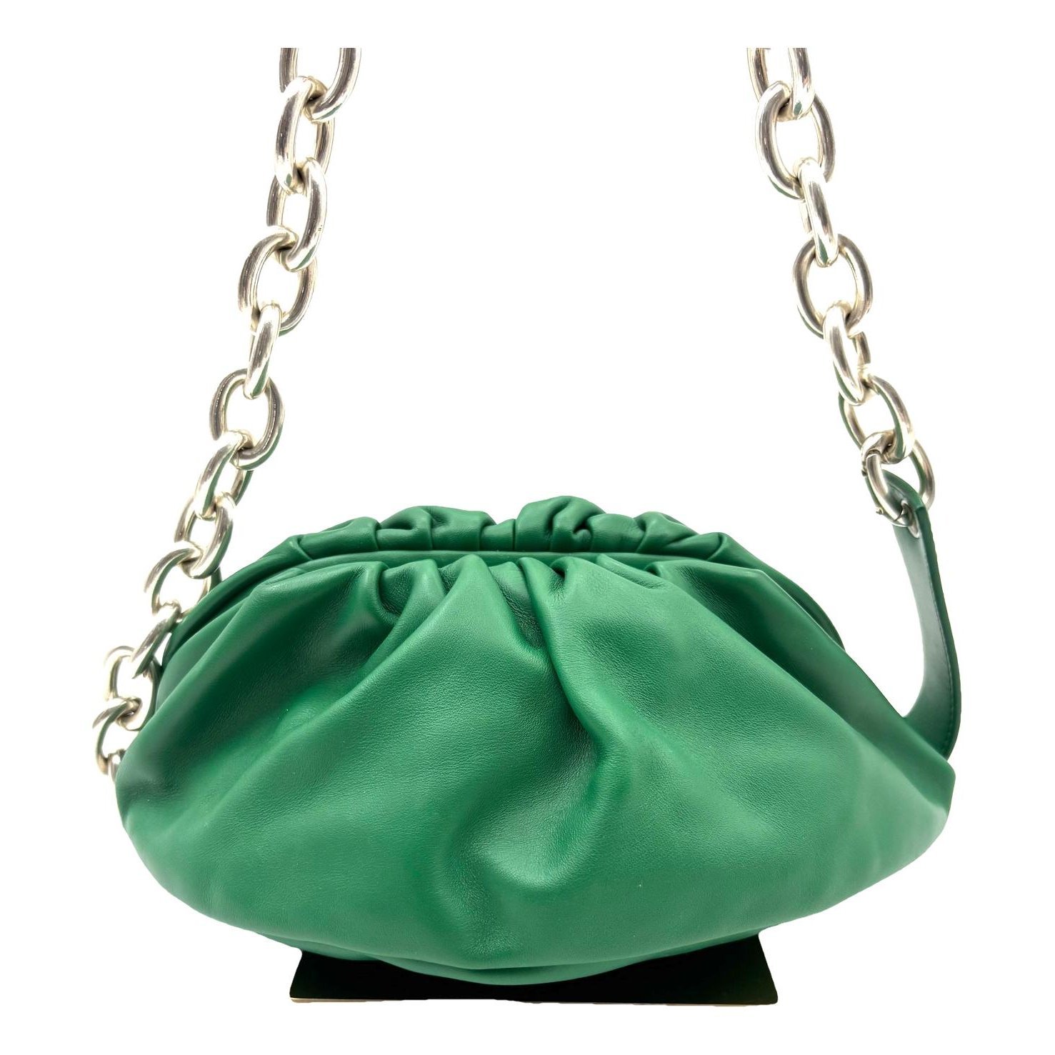 Pouch leather handbag