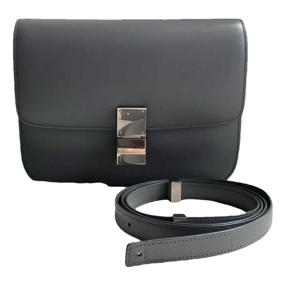 Classic leather crossbody bag
