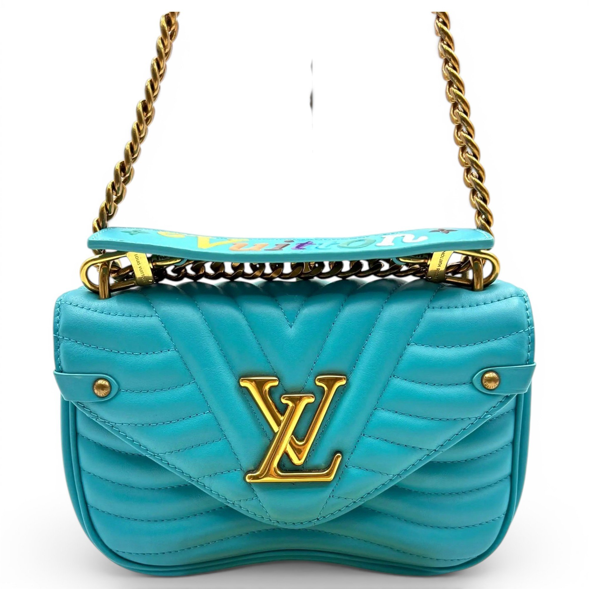 New Wave leather handbag