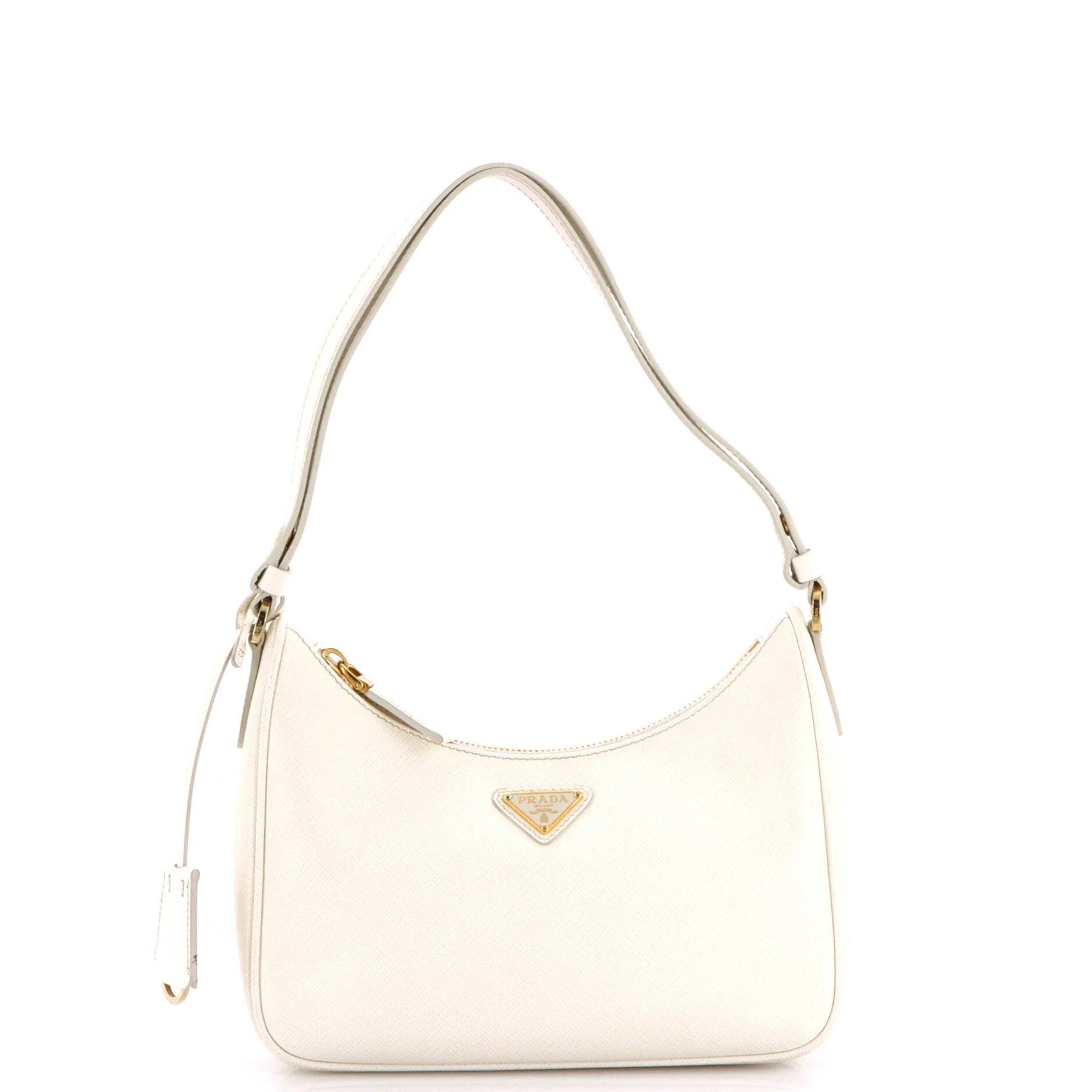 Re-edition leather handbag