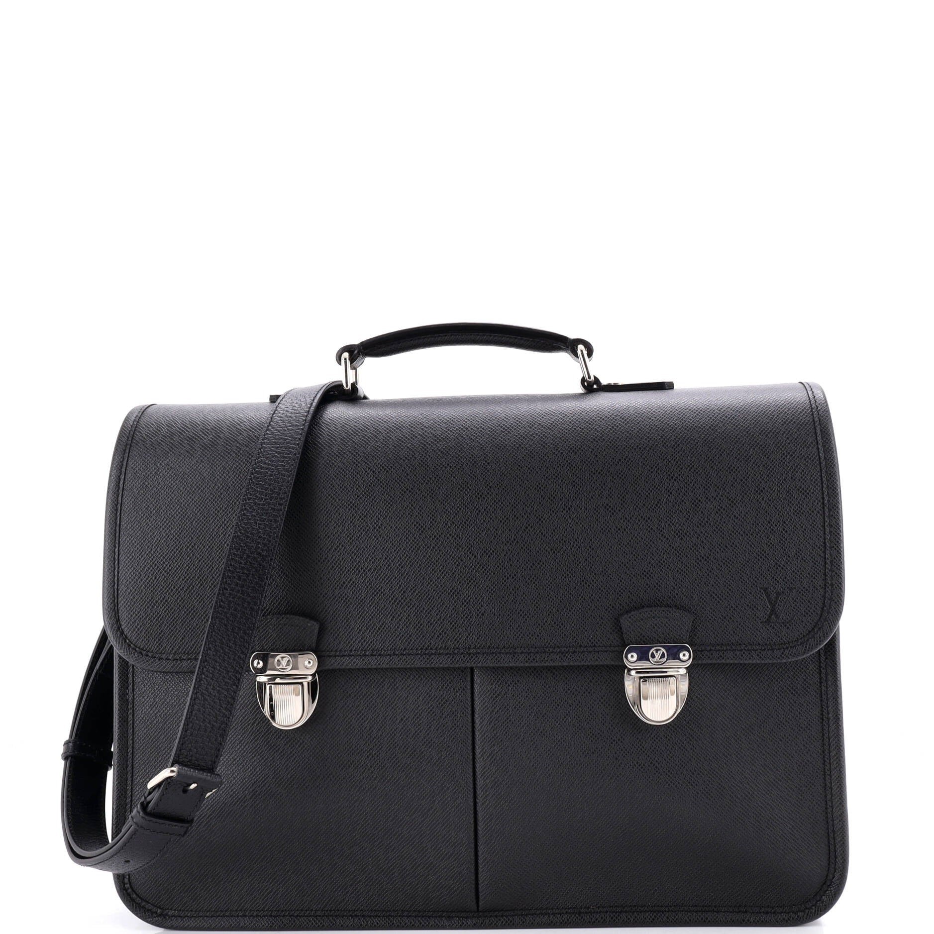 Anton Briefcase Taiga Leather