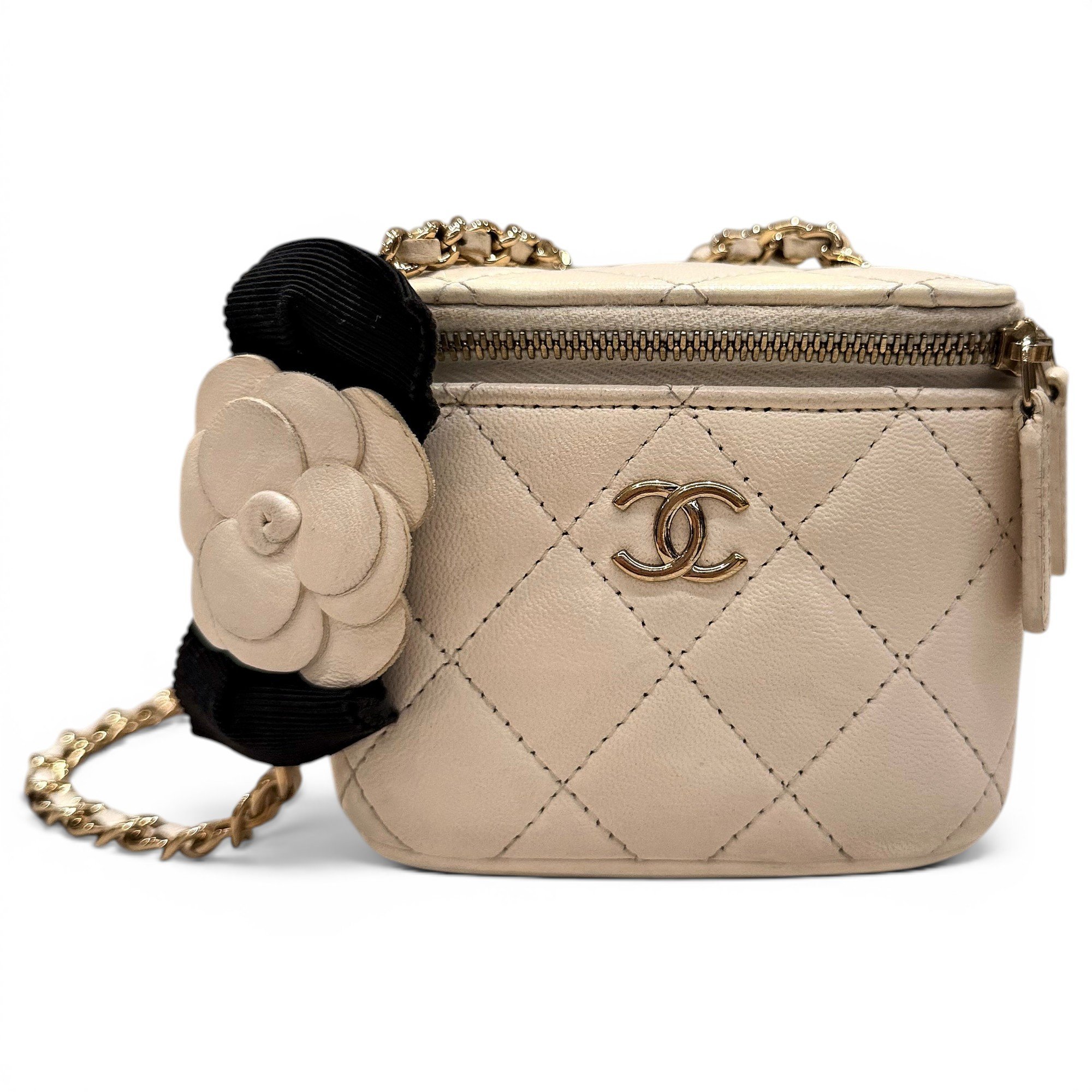 Trendy CC Vanity leather handbag