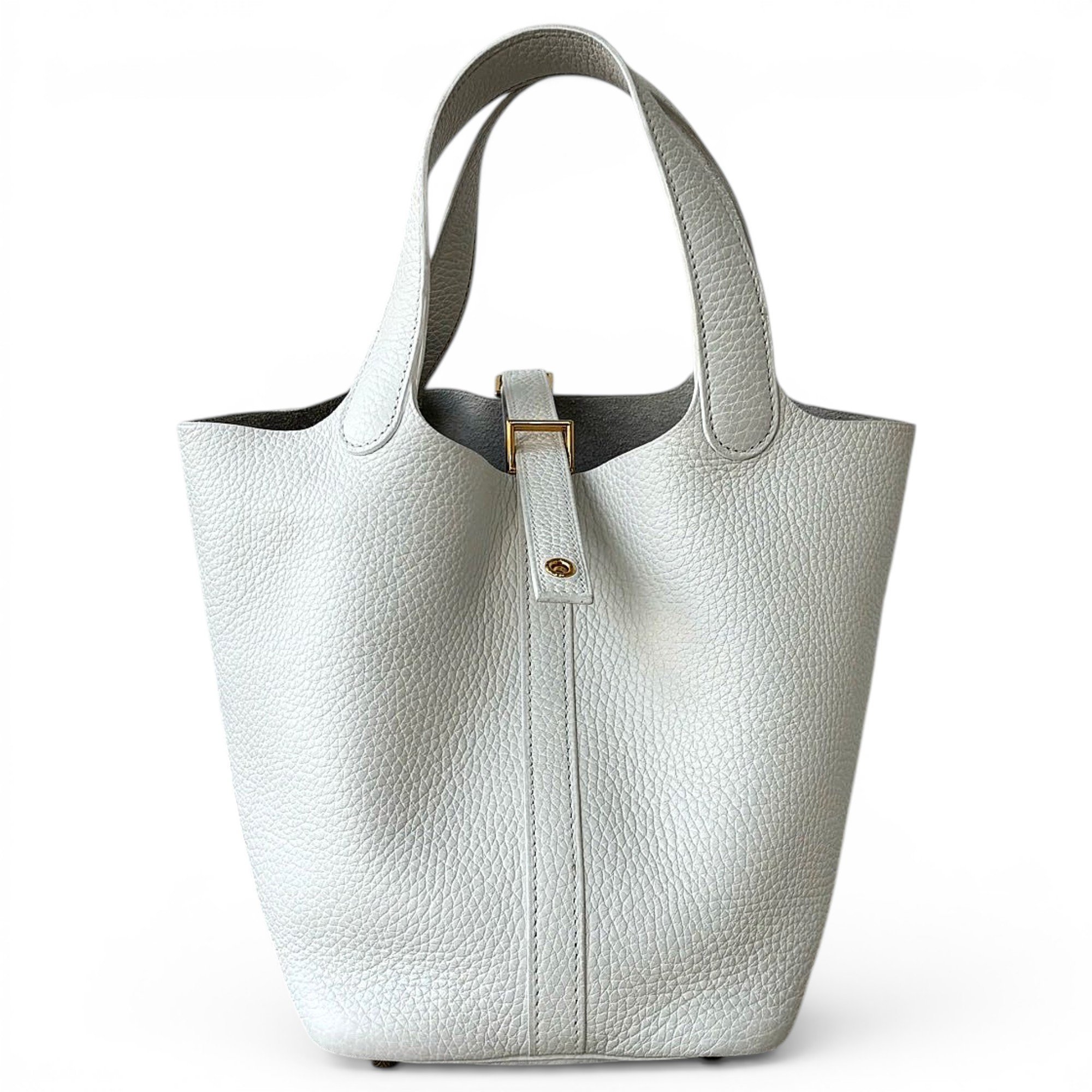 Picotin leather handbag