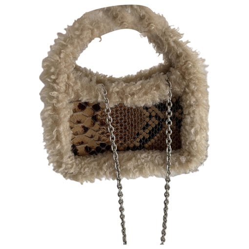 Faux fur mini bag