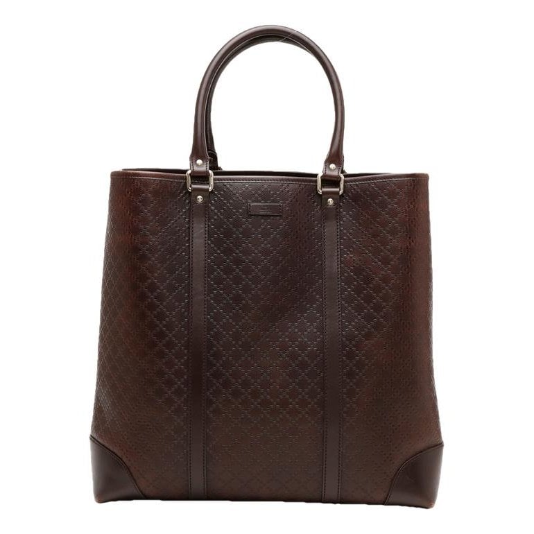 Leather tote