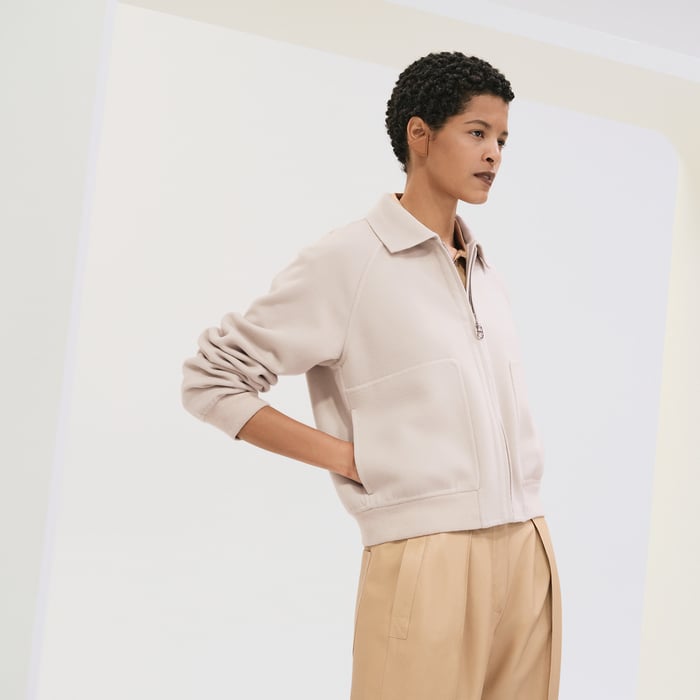 Blanc Sable "Chaine d'Ancre Compose" Jacket