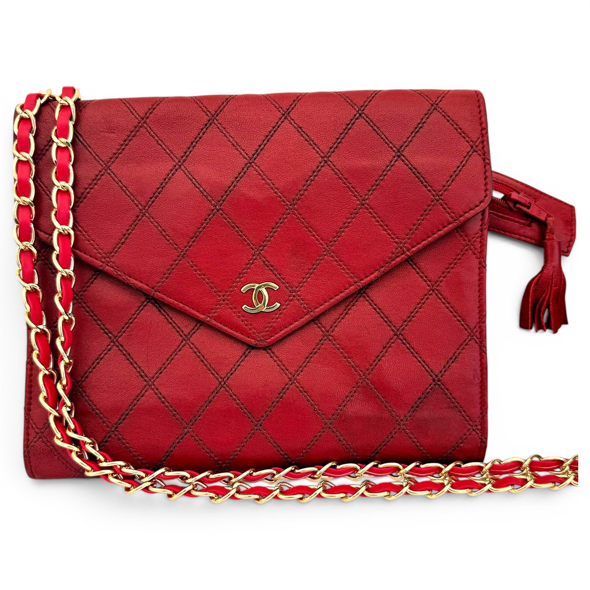 Wallet On Chain Timeless/Classique leather crossbody bag