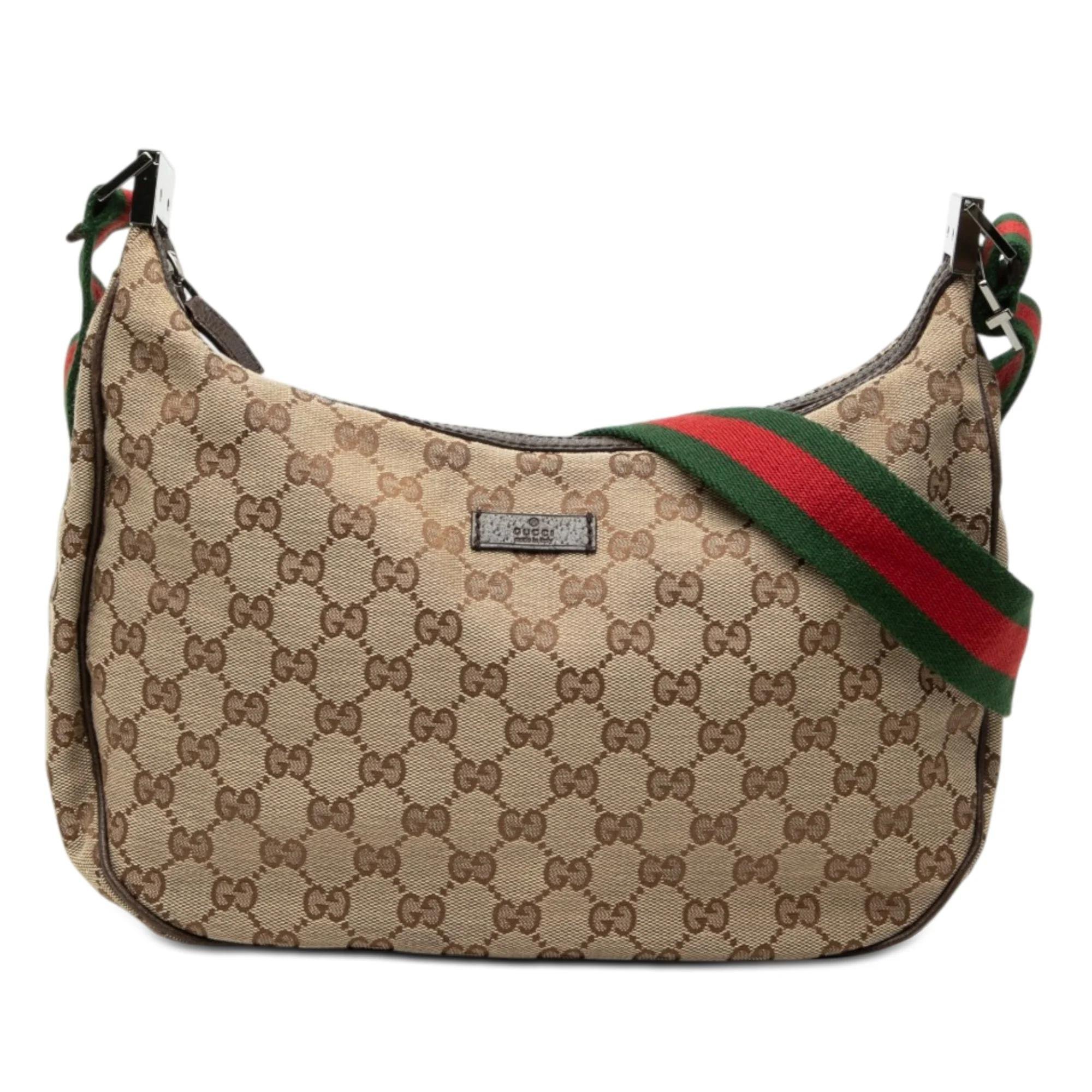 Gucci B leather crossbody bag