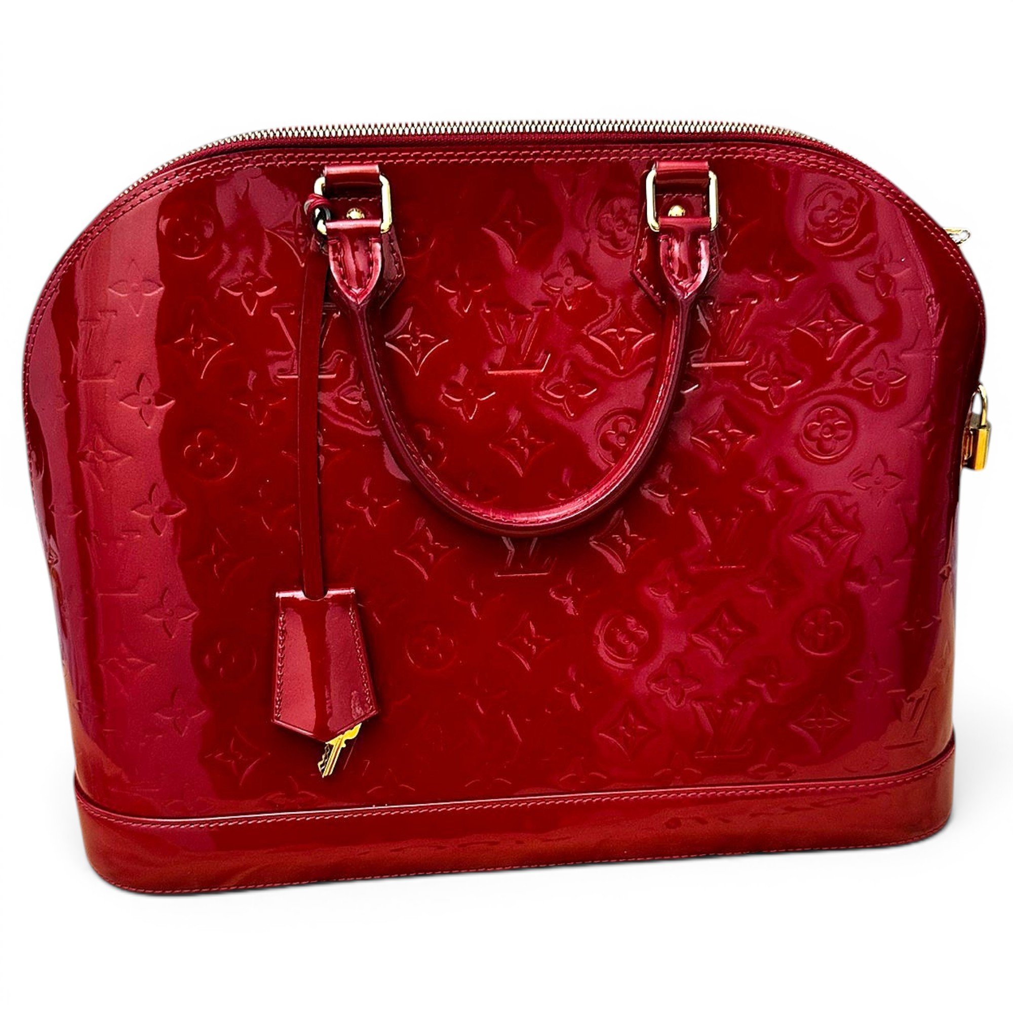 Alma patent leather handbag
