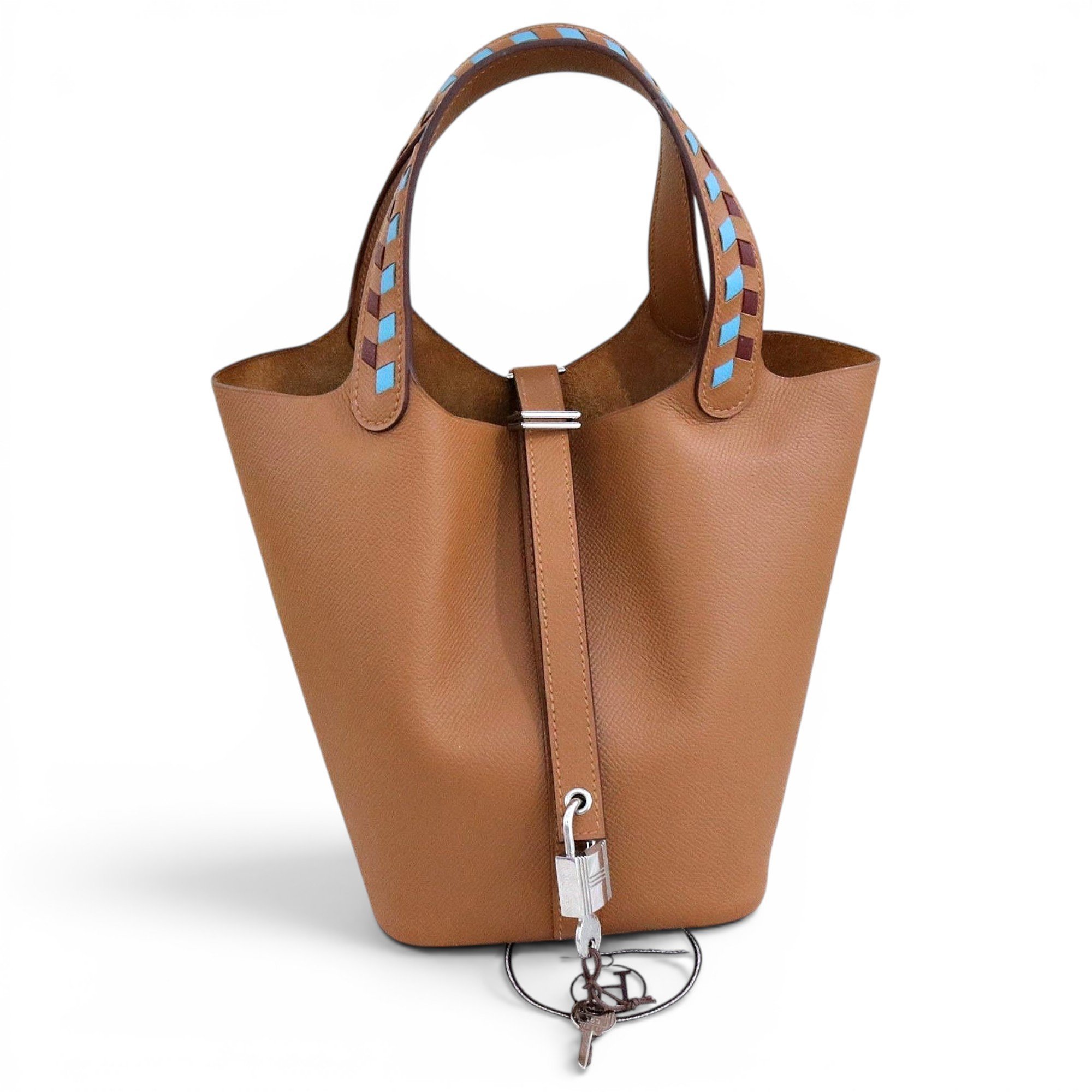 Picotin leather handbag