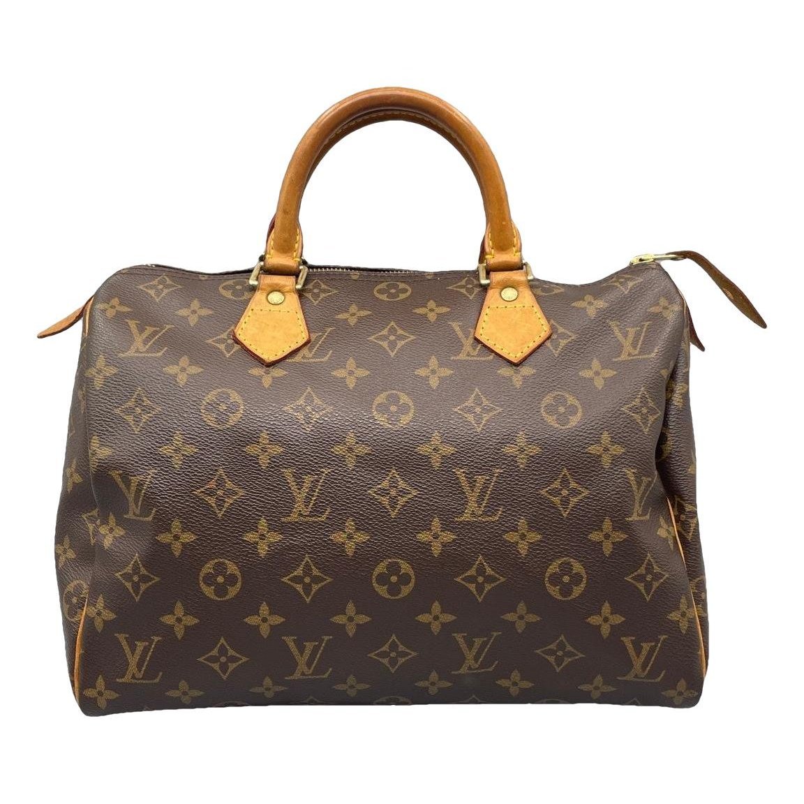 Speedy leather handbag