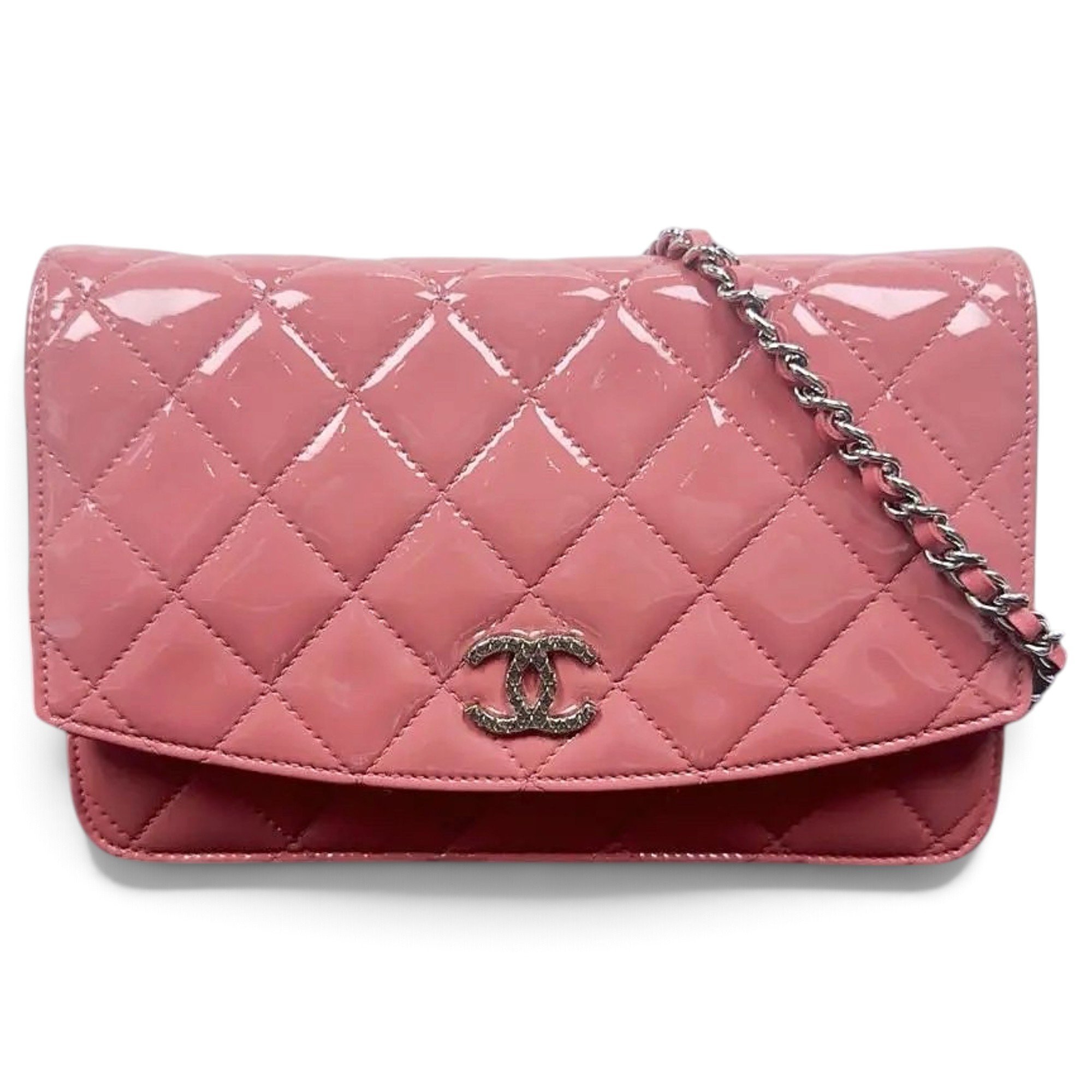 Wallet On Chain Timeless/Classique patent leather crossbody bag