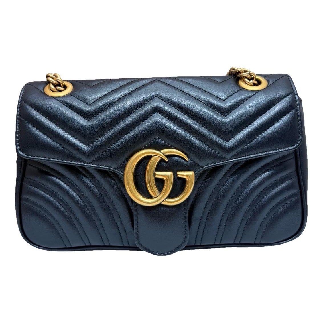 GG Marmont Flap leather crossbody bag