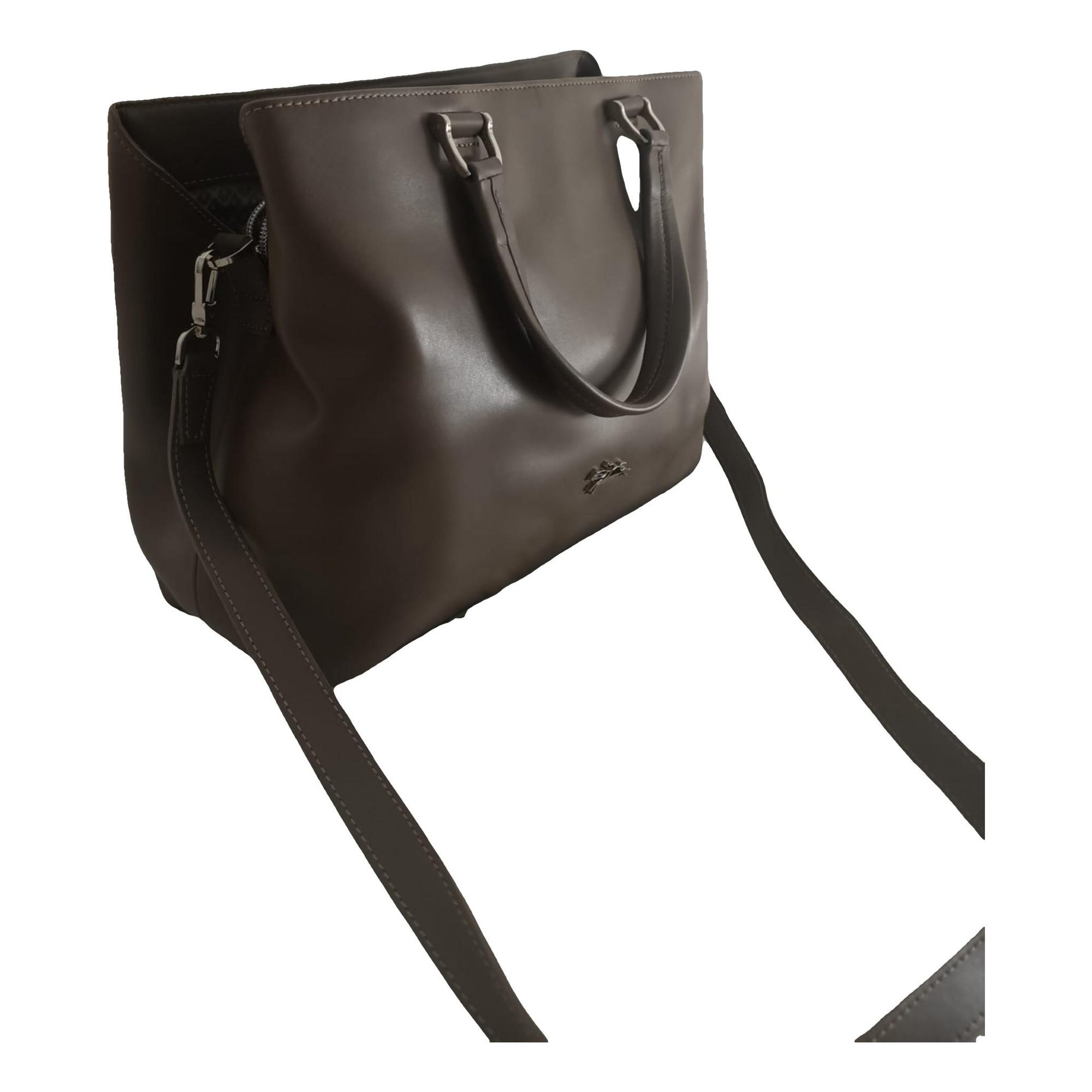 Leather tote