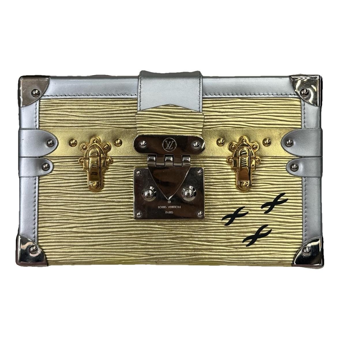 Petite Malle leather handbag