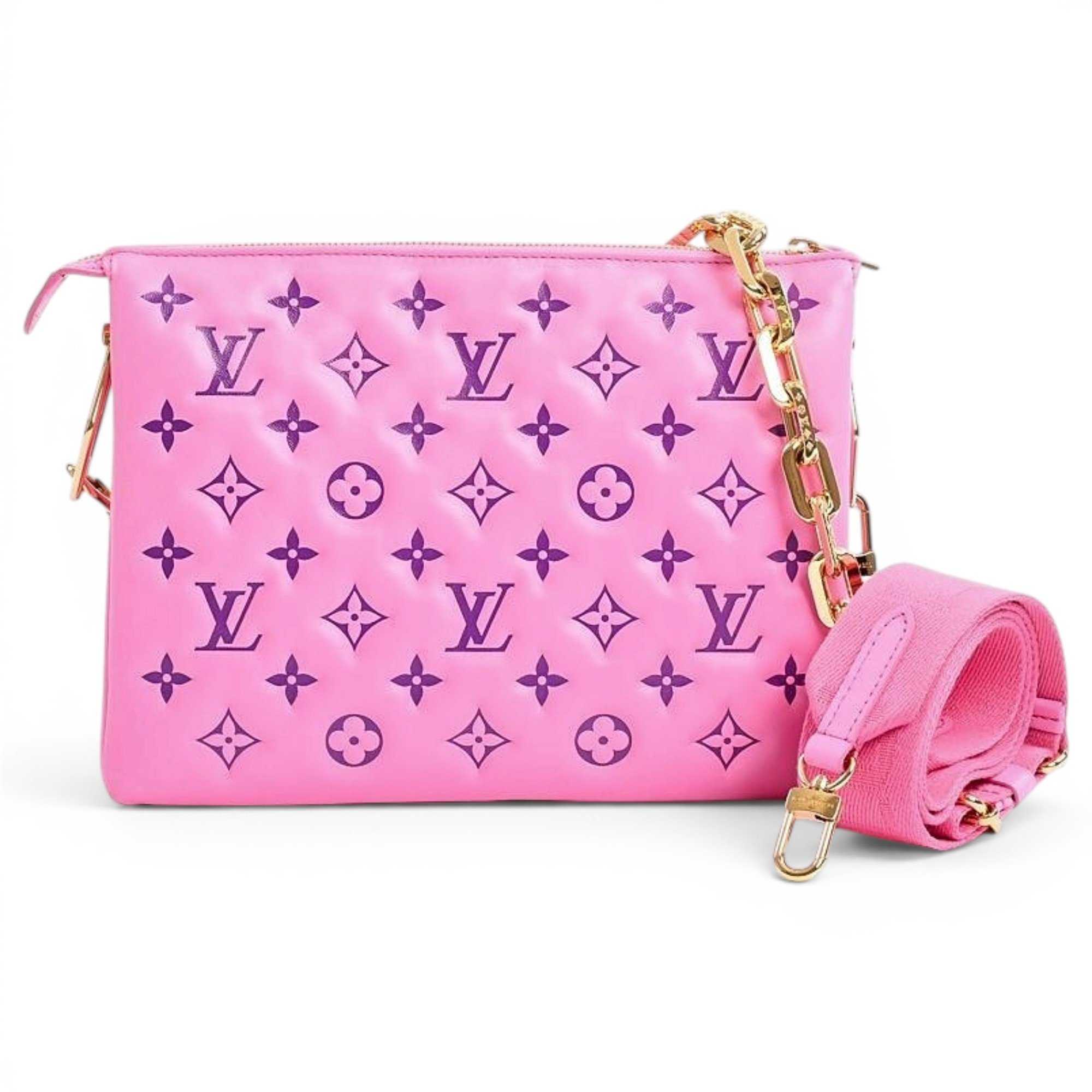 Coussin leather handbag