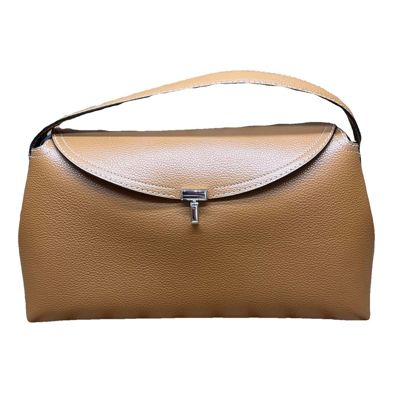 Toteme T-Lock leather handbag