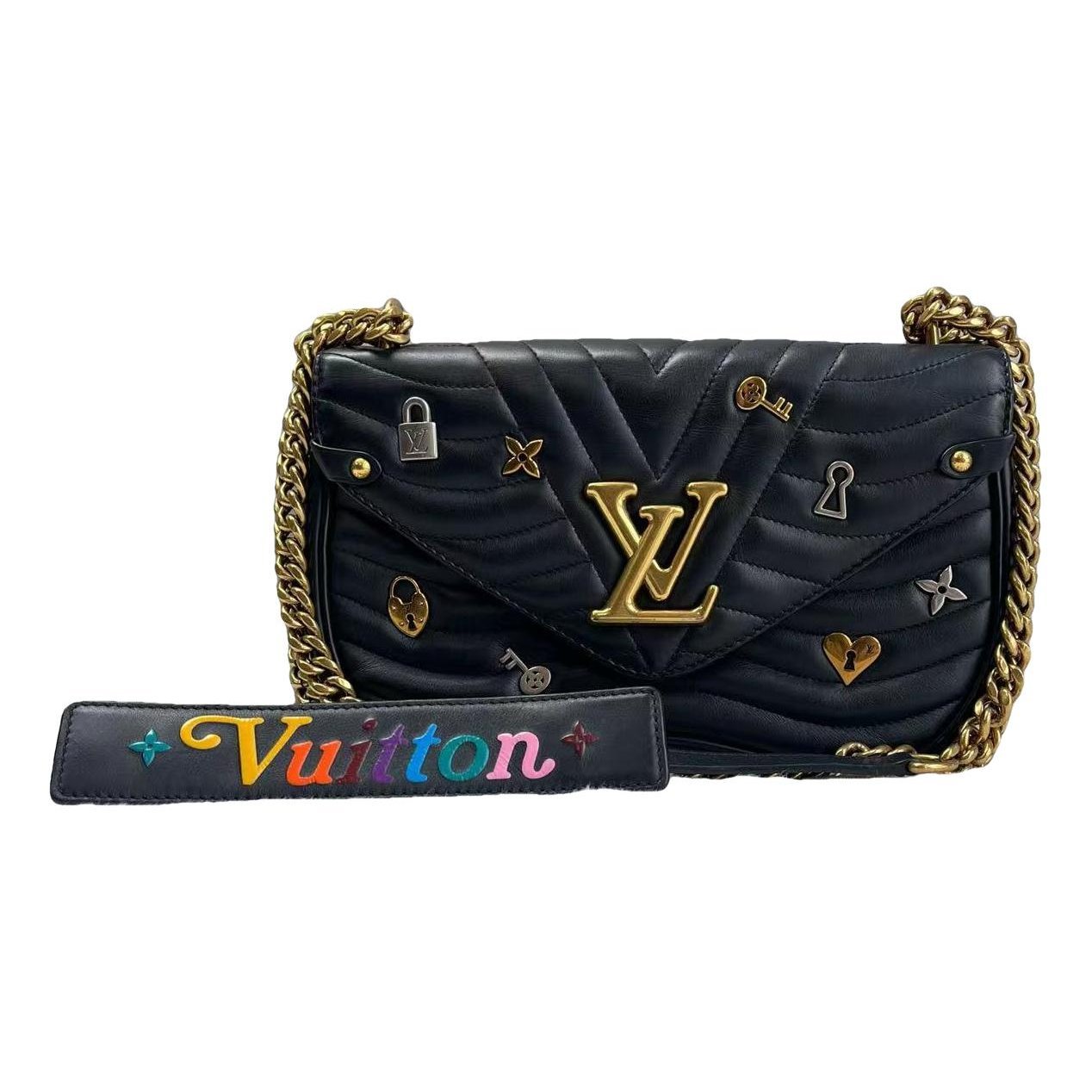 New Wave leather handbag
