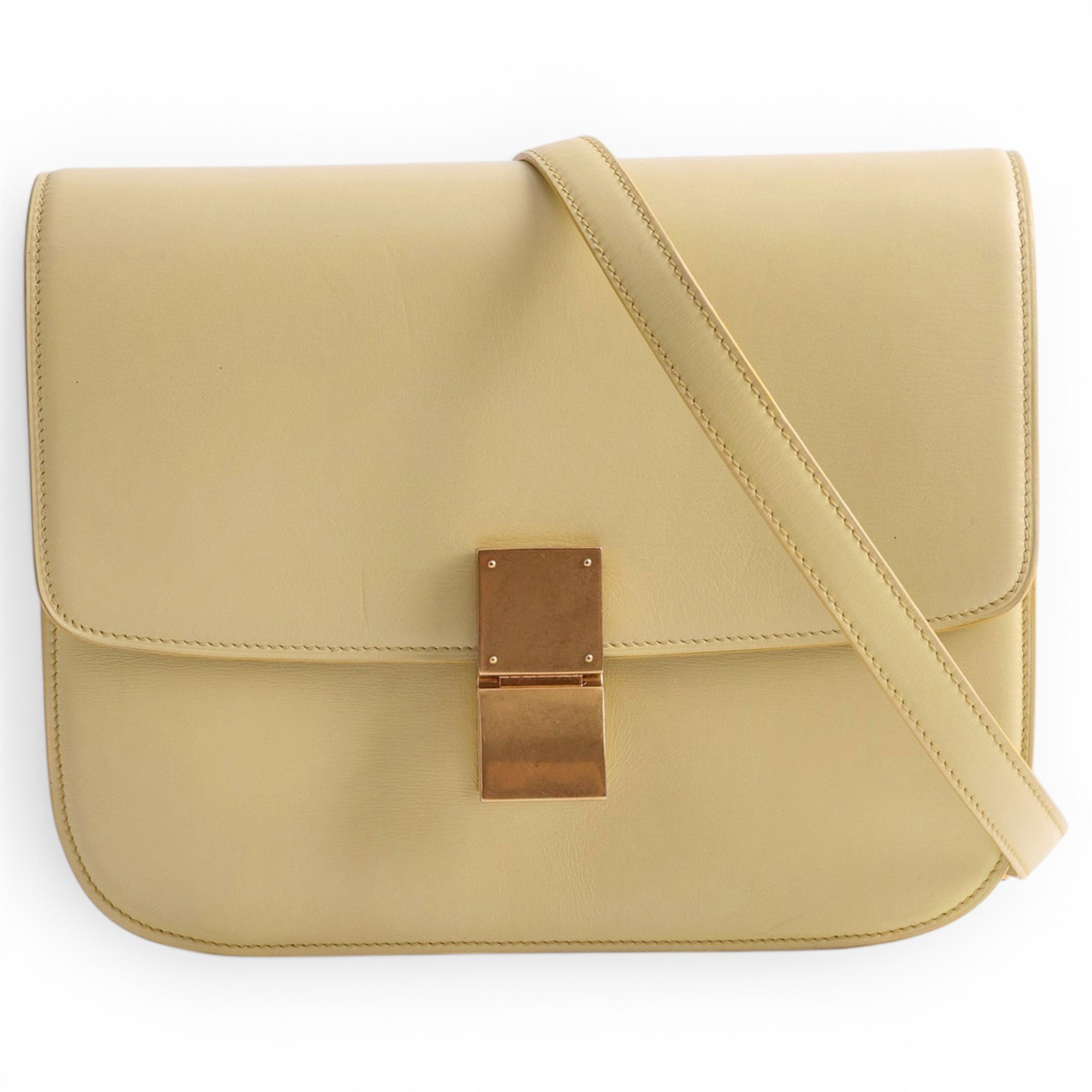 Classic leather crossbody bag