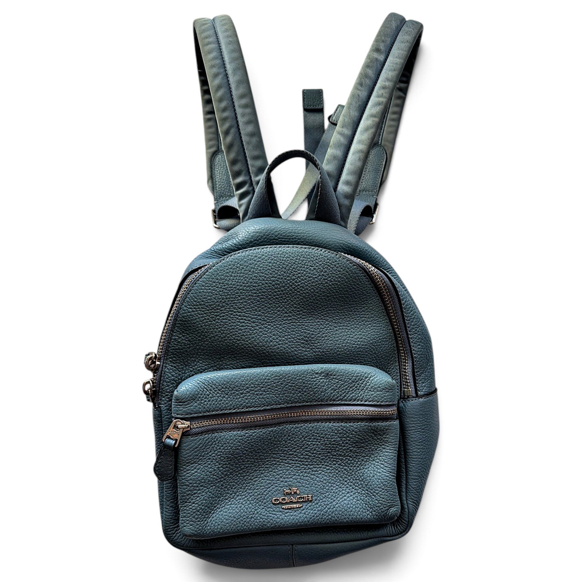 Leather backpack