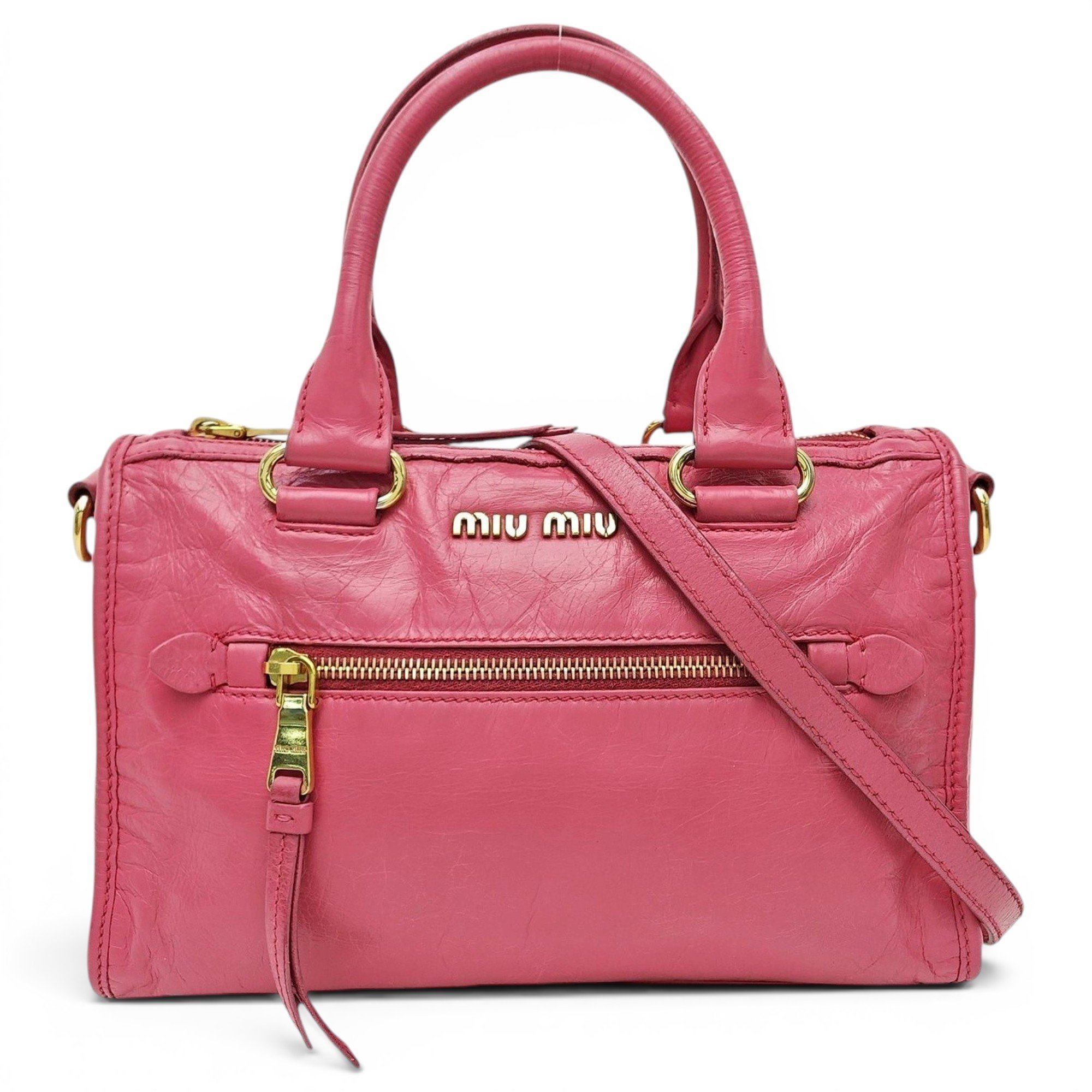 Leather handbag