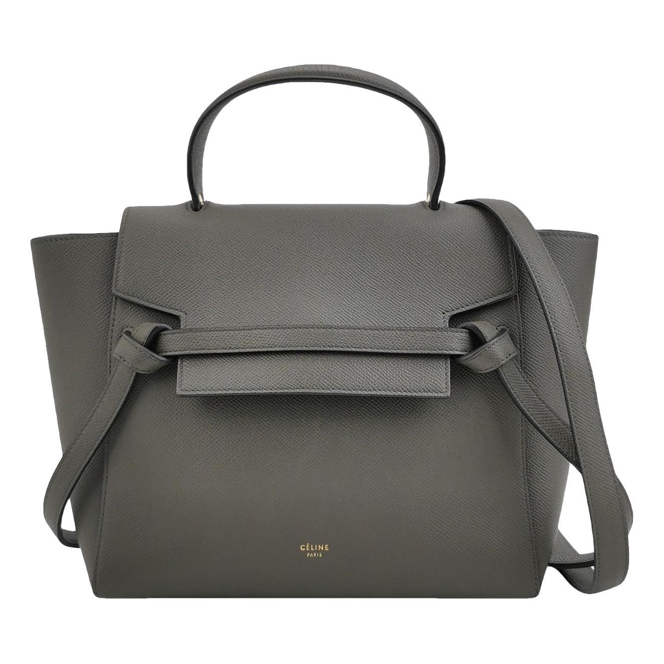 Belt leather handbag