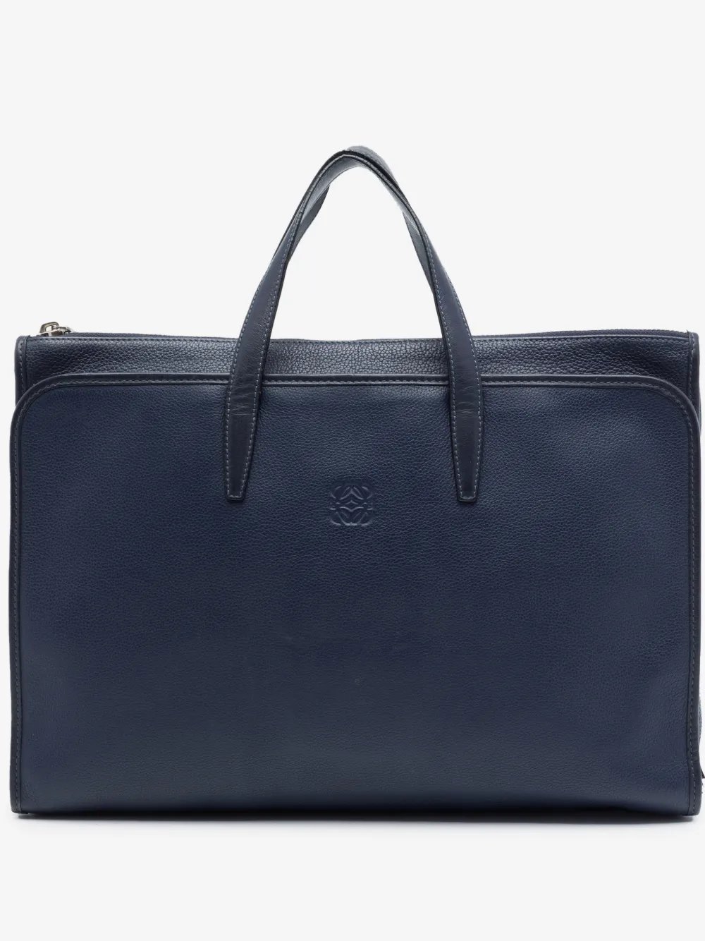2014 Leather Anagram Briefcase business bag
