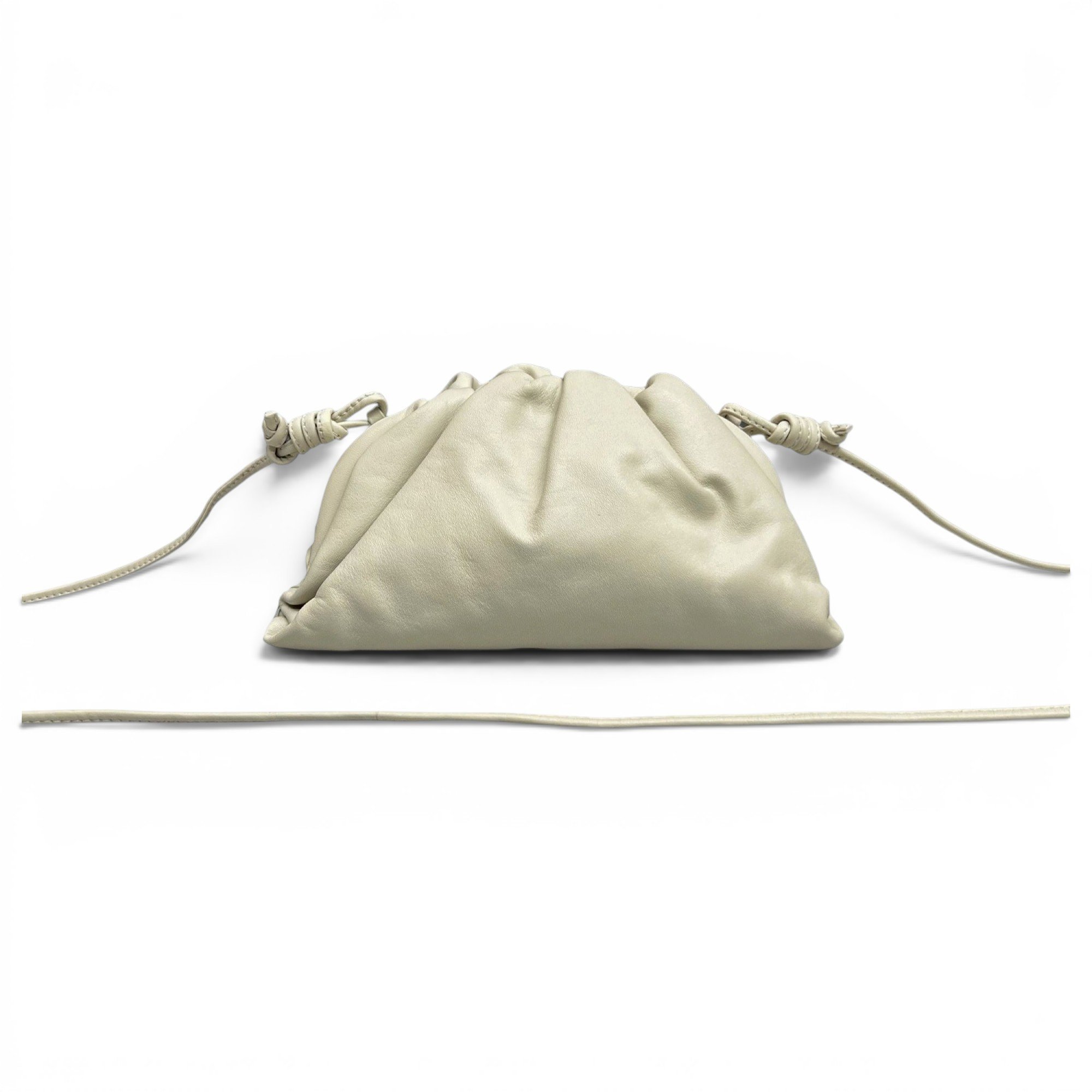 Pouch leather crossbody bag