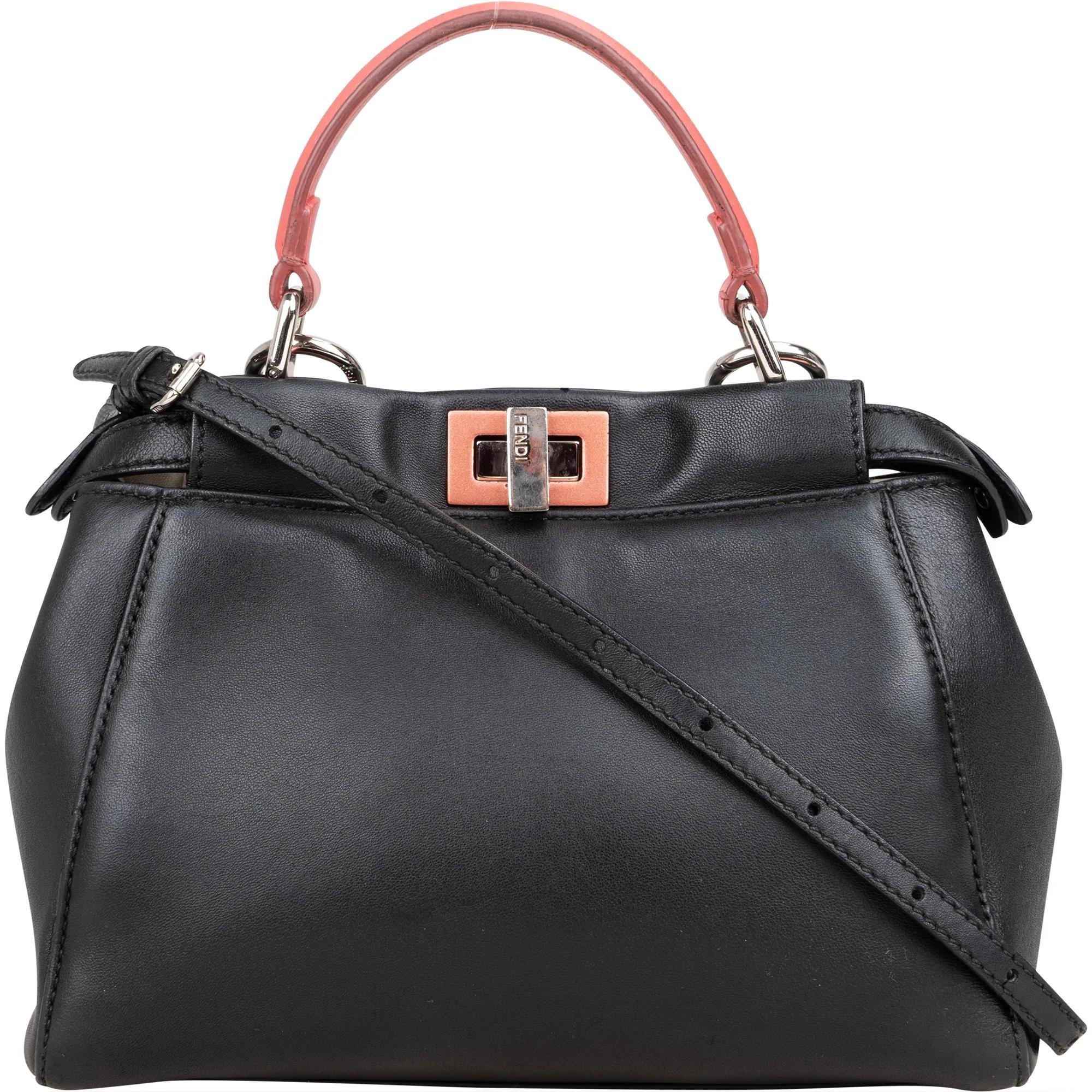 Peekaboo leather handbag