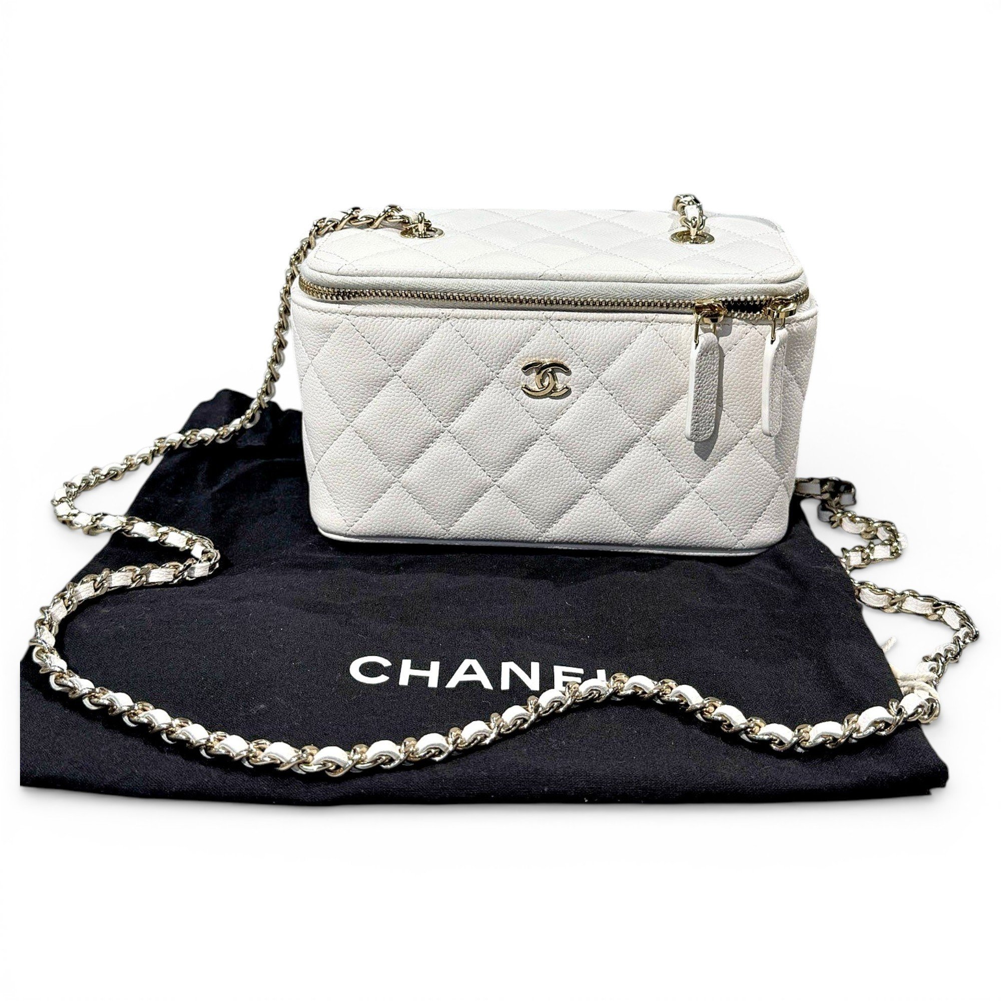 Vanity leather bag