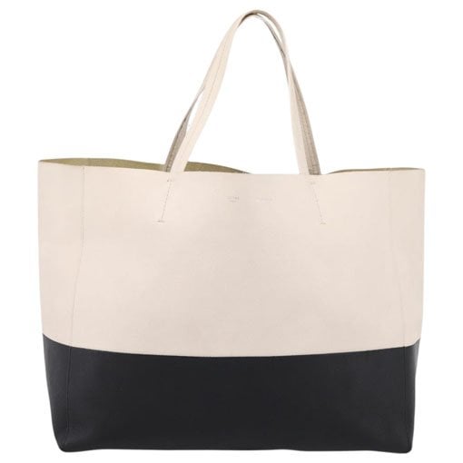 Cabas leather tote