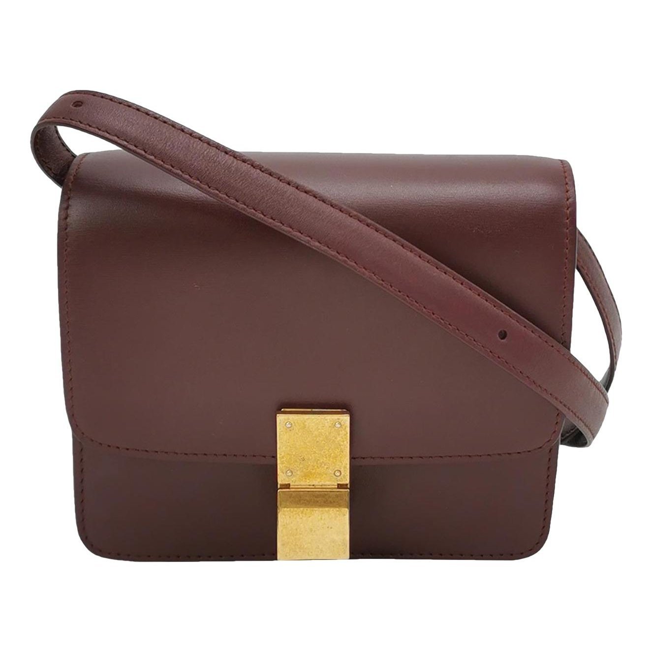 Classic leather crossbody bag