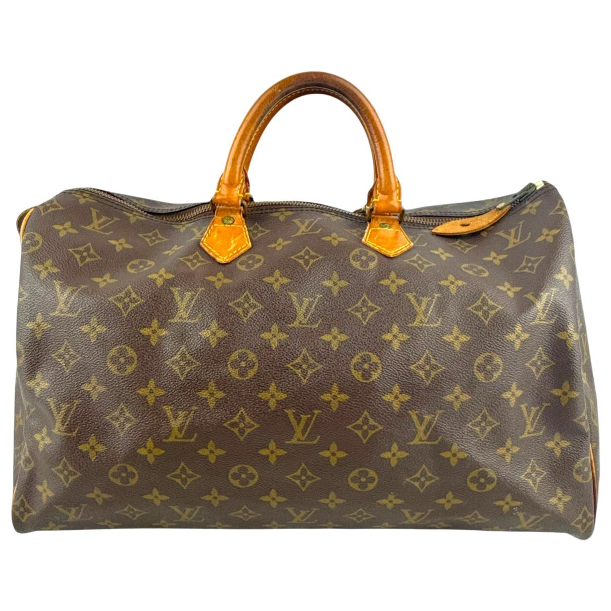 Speedy leather handbag