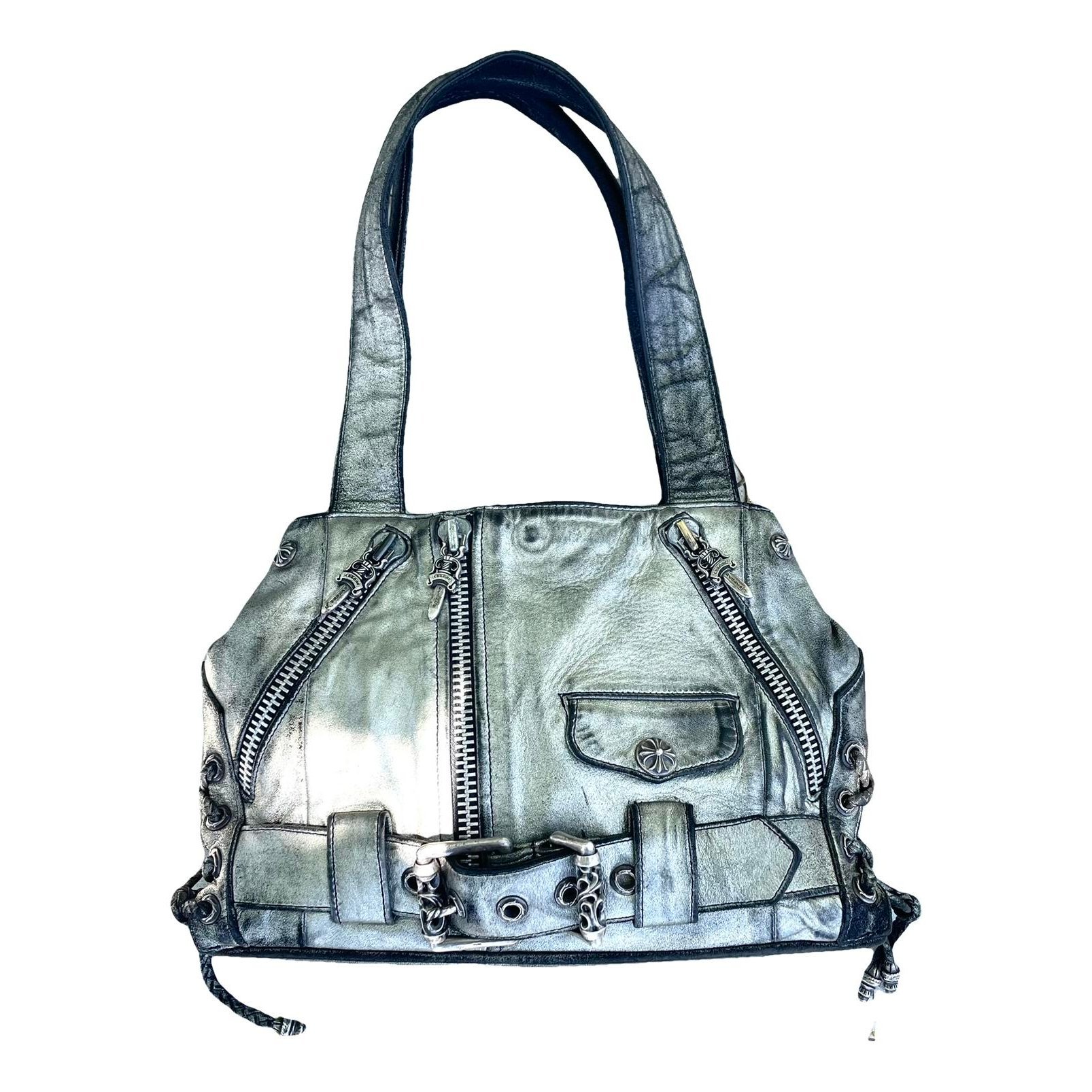 Leather handbag