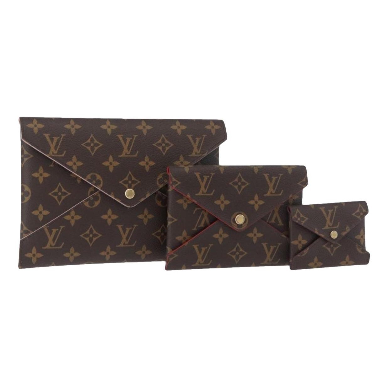 Kirigami leather clutch bag
