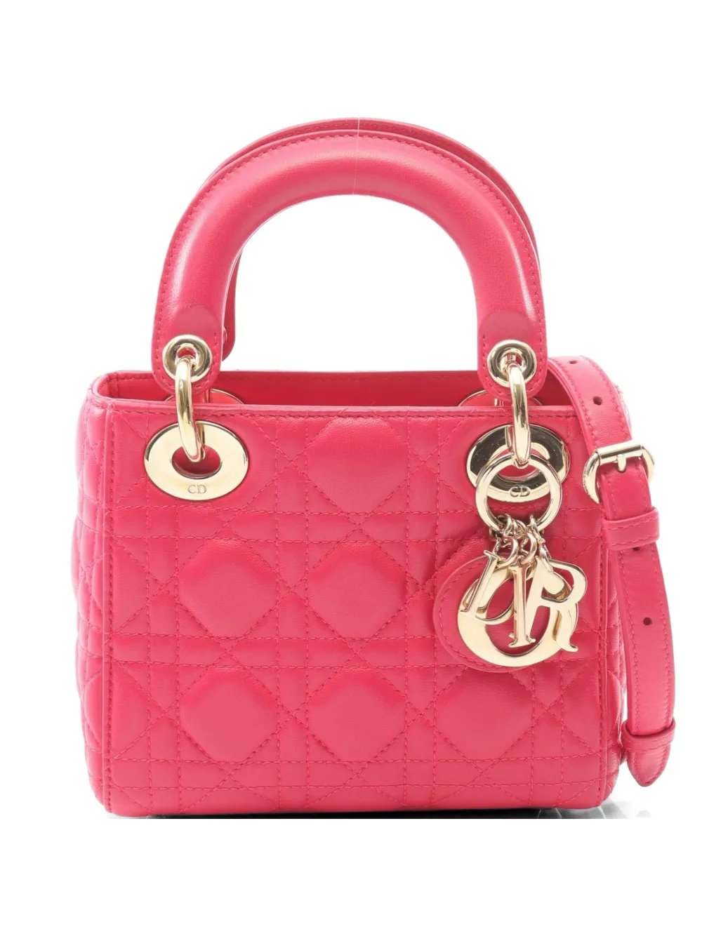 2010s mini Lady Dior tote bag