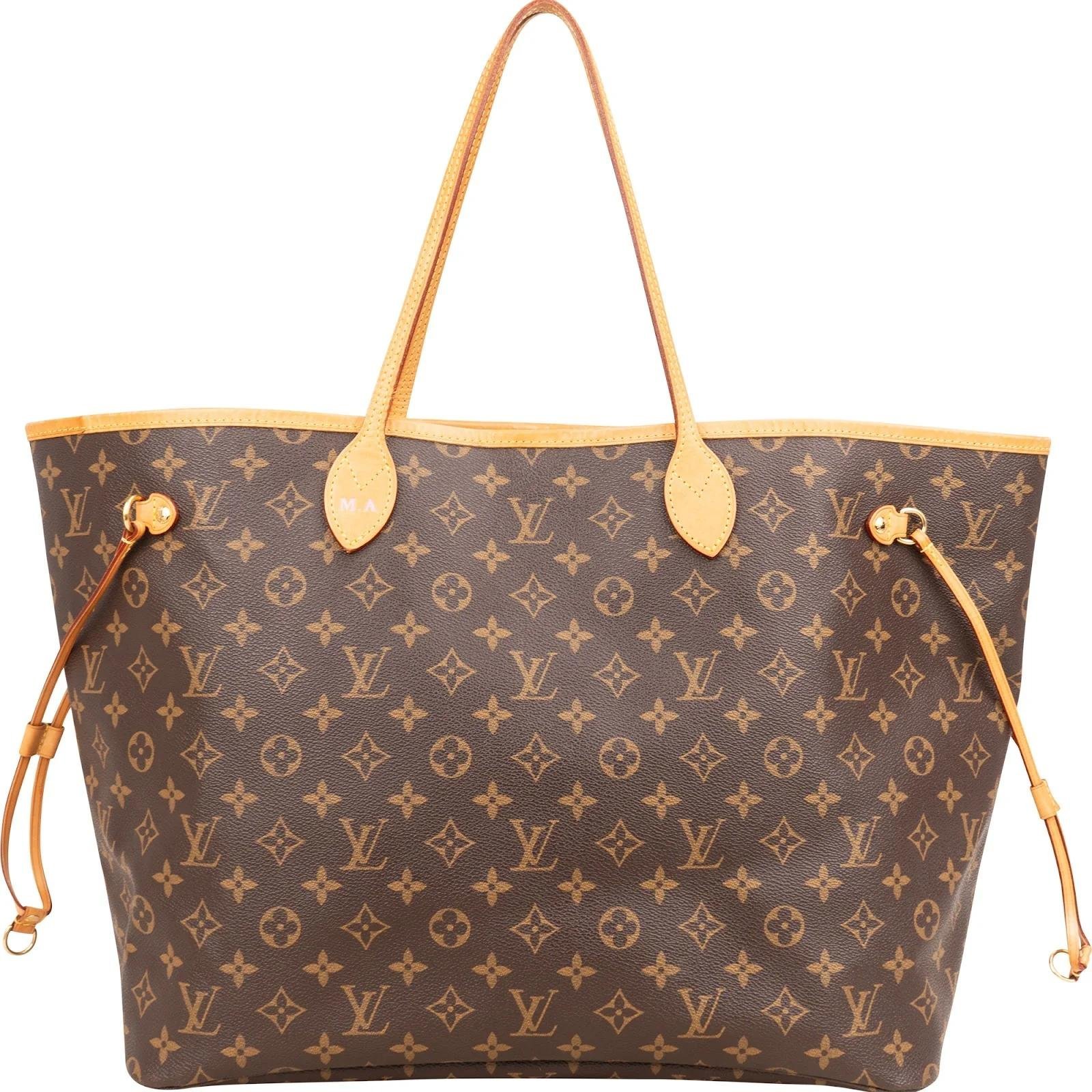 Neverfull leather handbag