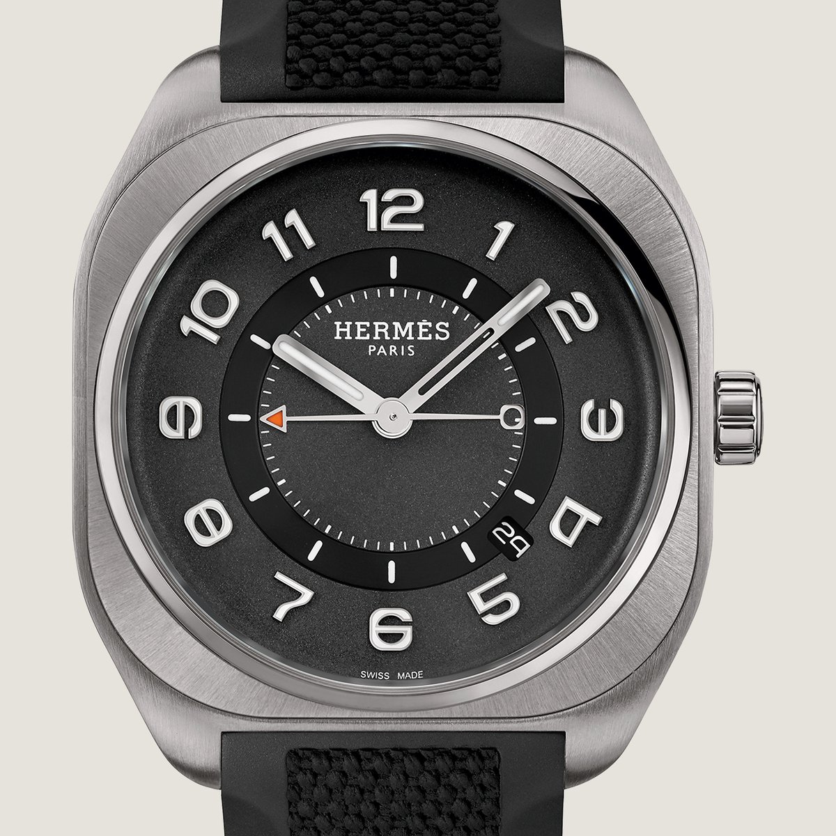 Sans Coloris Hermès H08 Watch, 42 mm