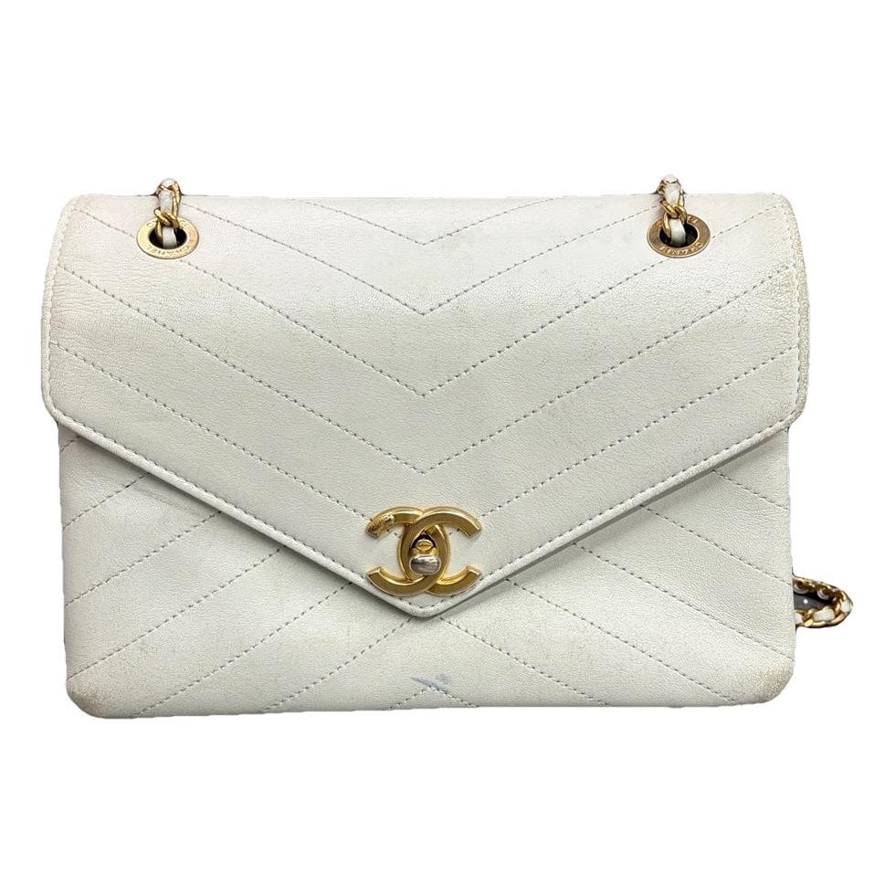 Trendy CC Flap leather handbag