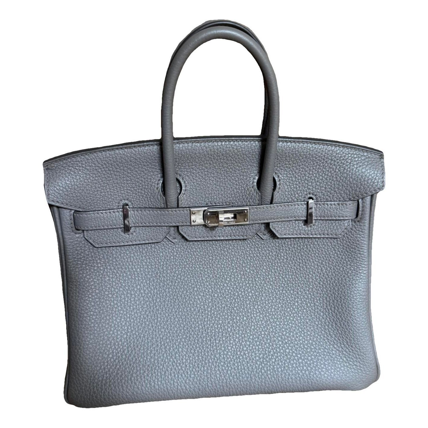 Birkin 25 leather handbag