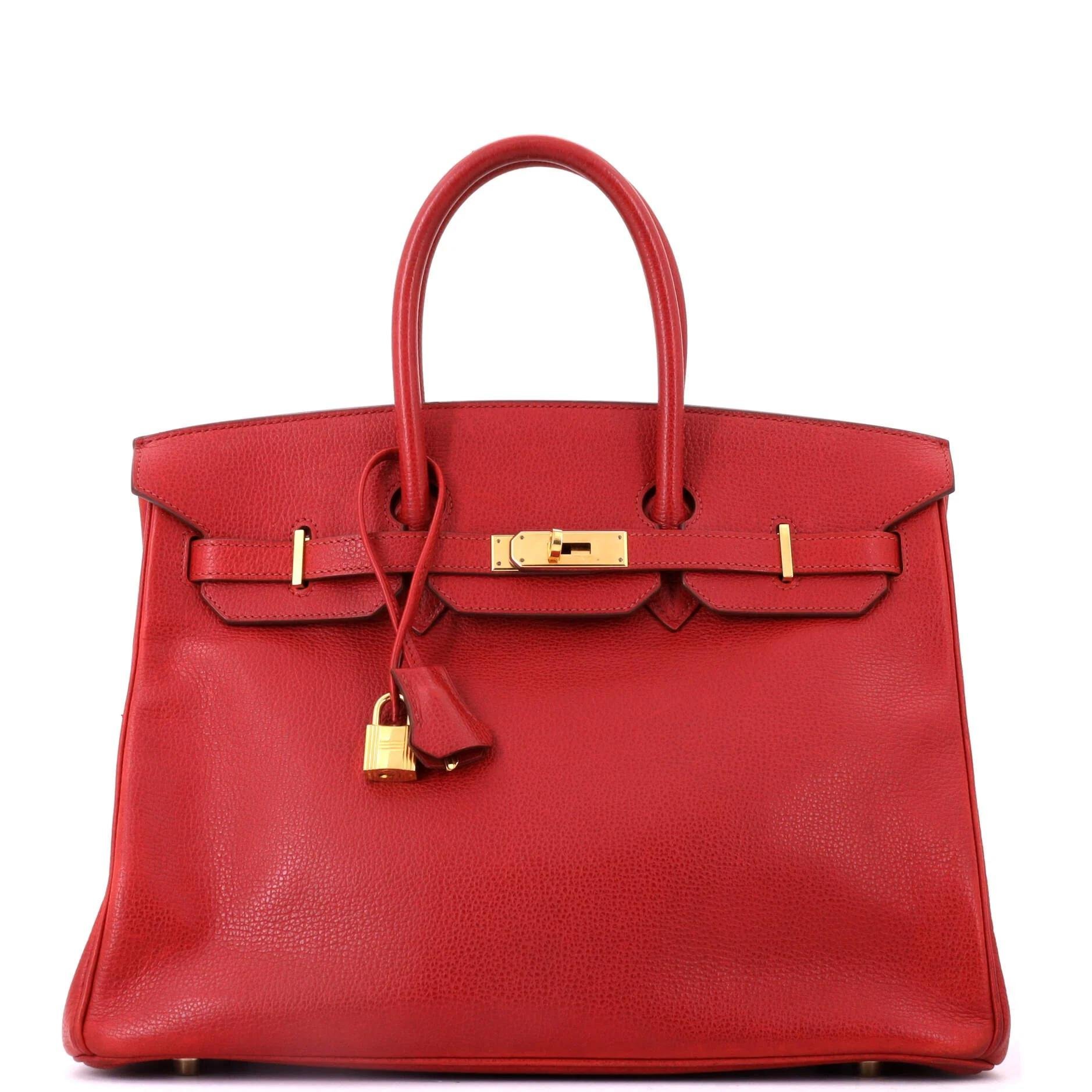 Birkin 35 leather tote