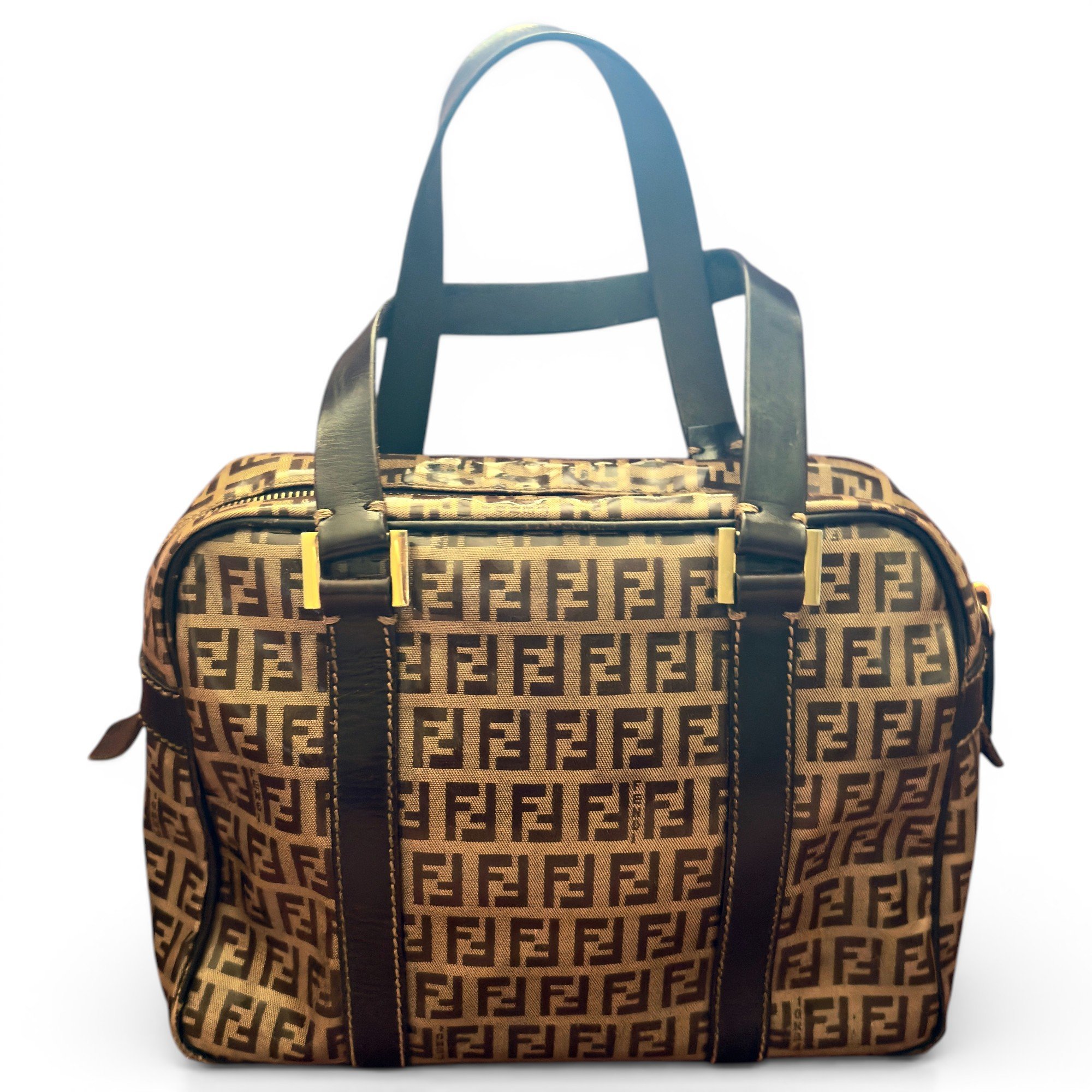 Patent leather handbag