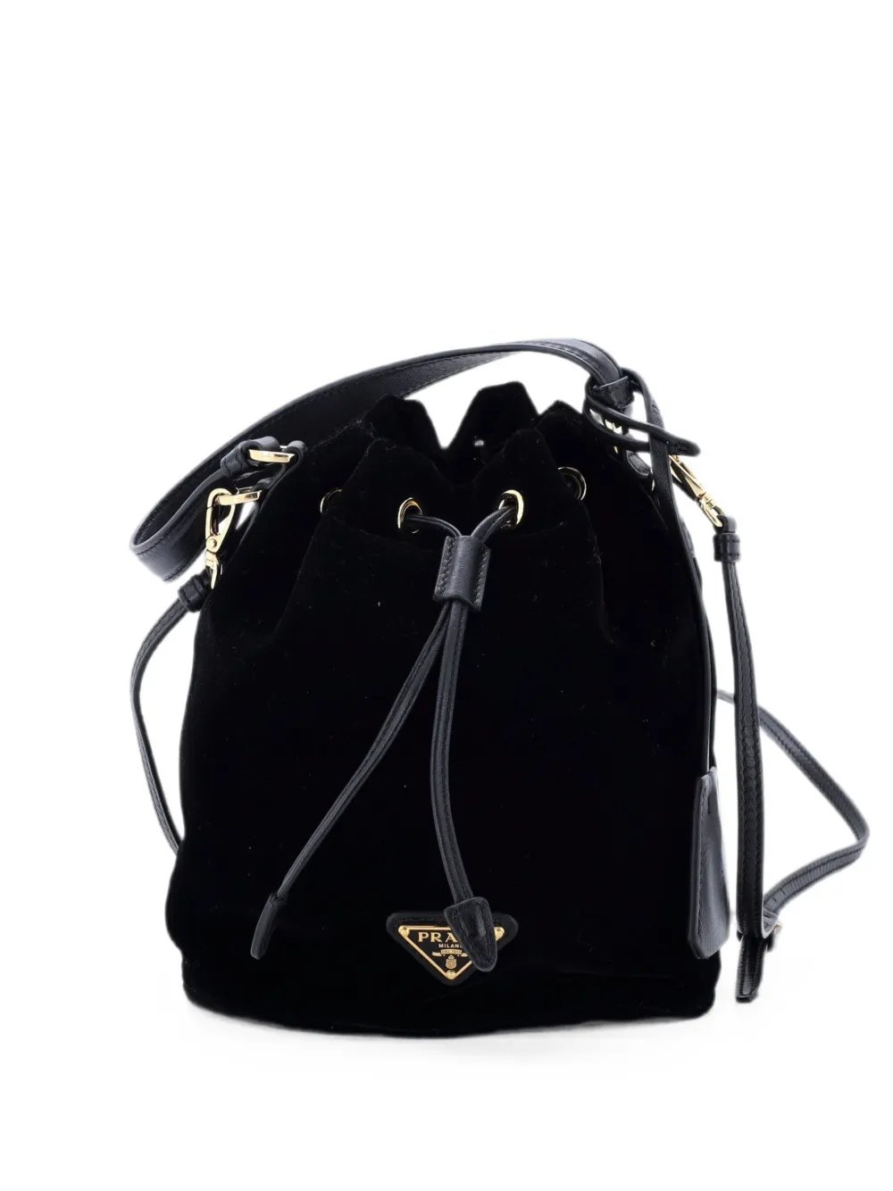 Top Handle Bucket Bag Velvet Mini satchel