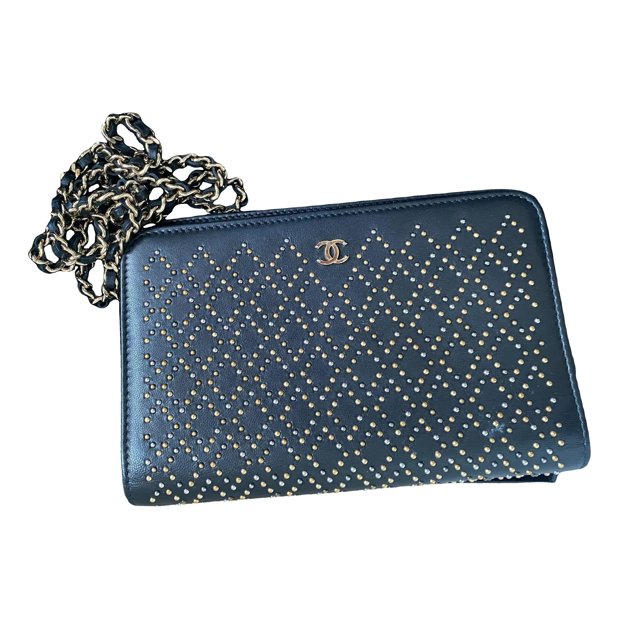 Wallet On Chain Timeless/Classique leather handbag