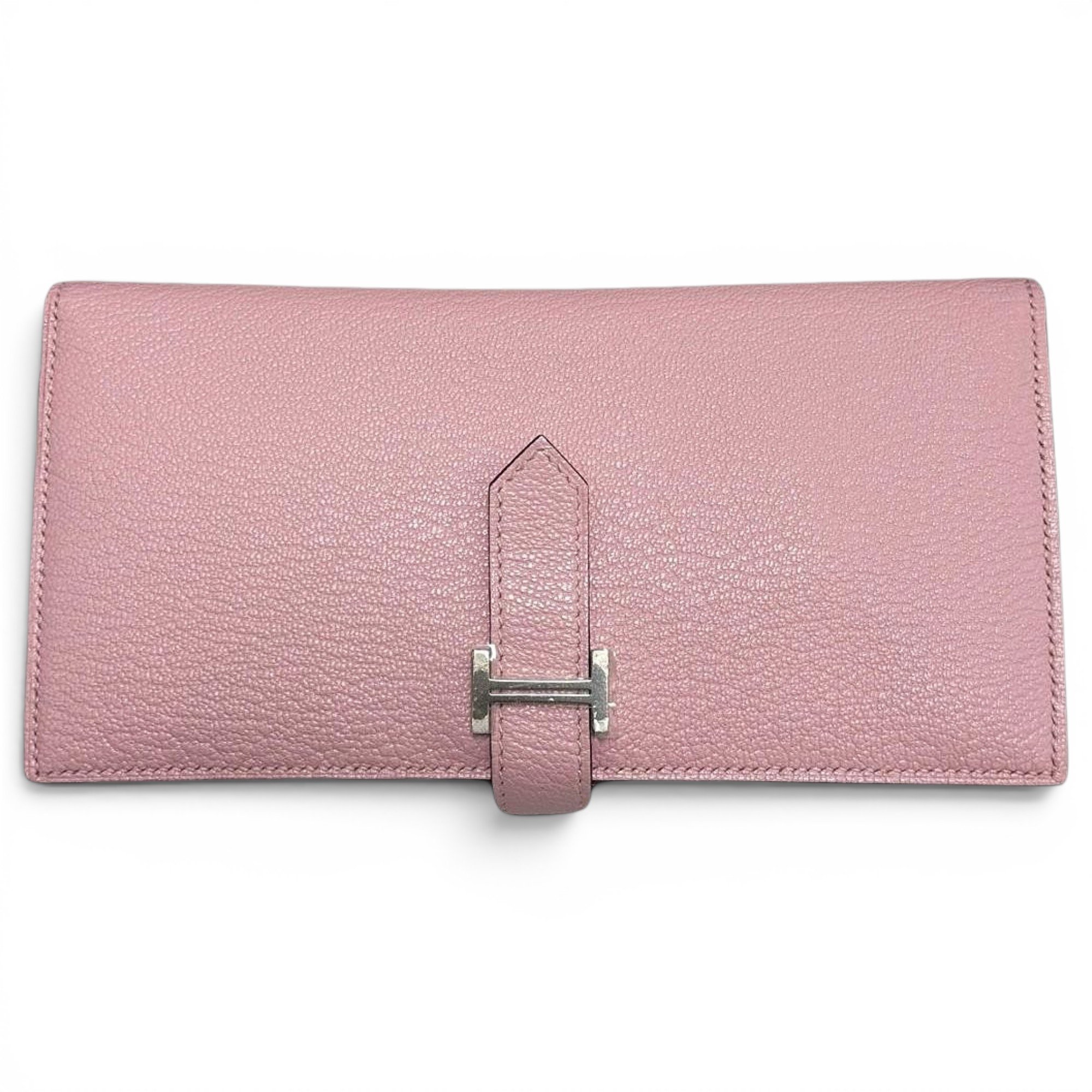 H leather handbag