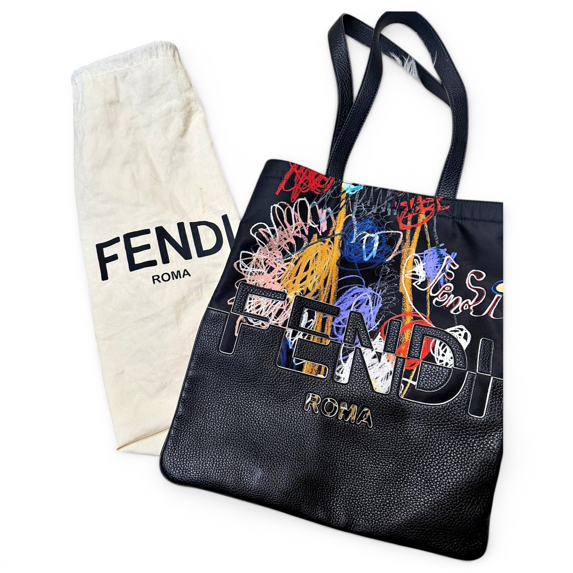 Leather tote