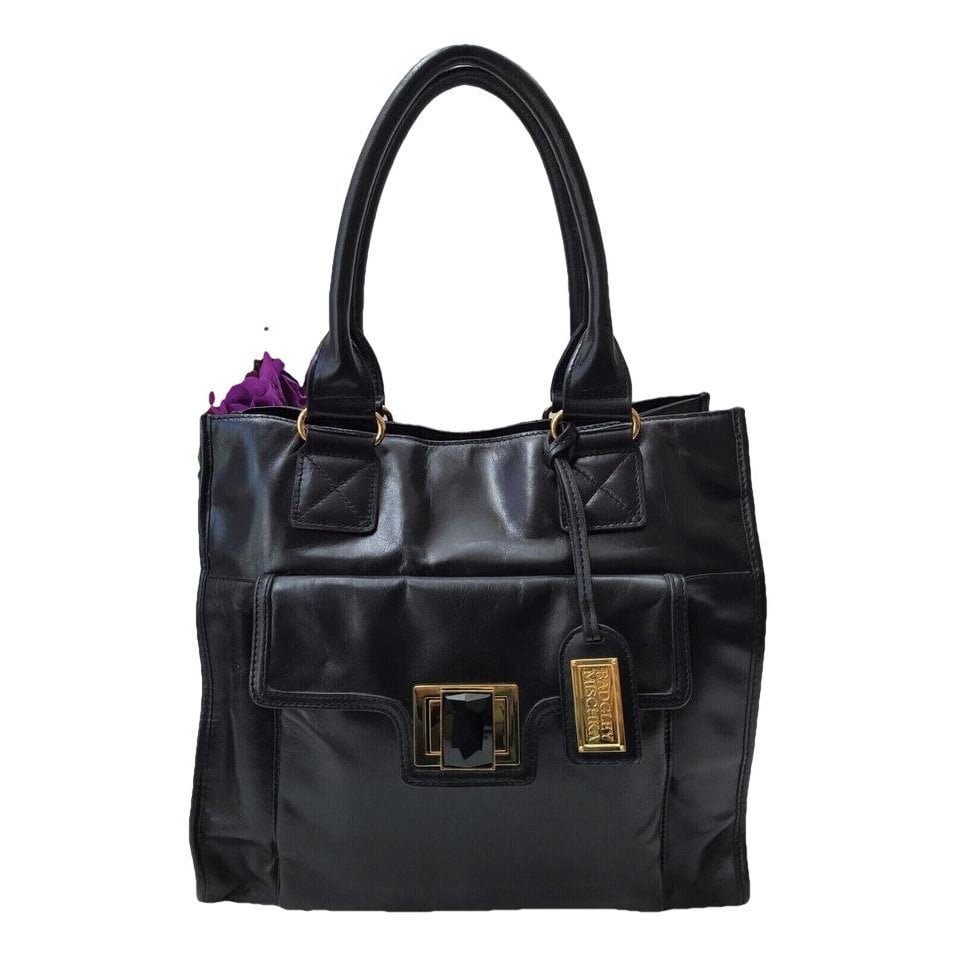Leather tote