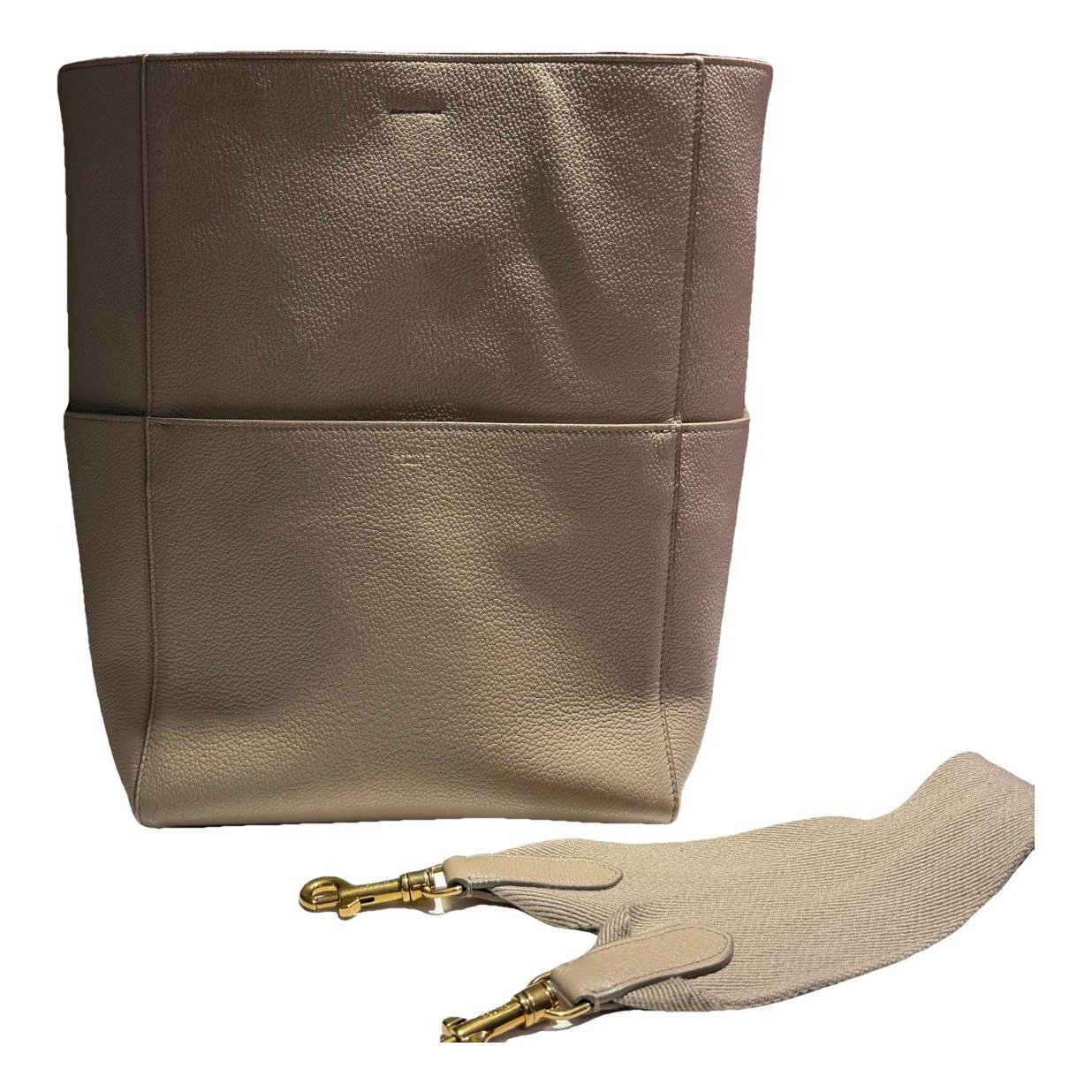 Seau Sangle leather tote