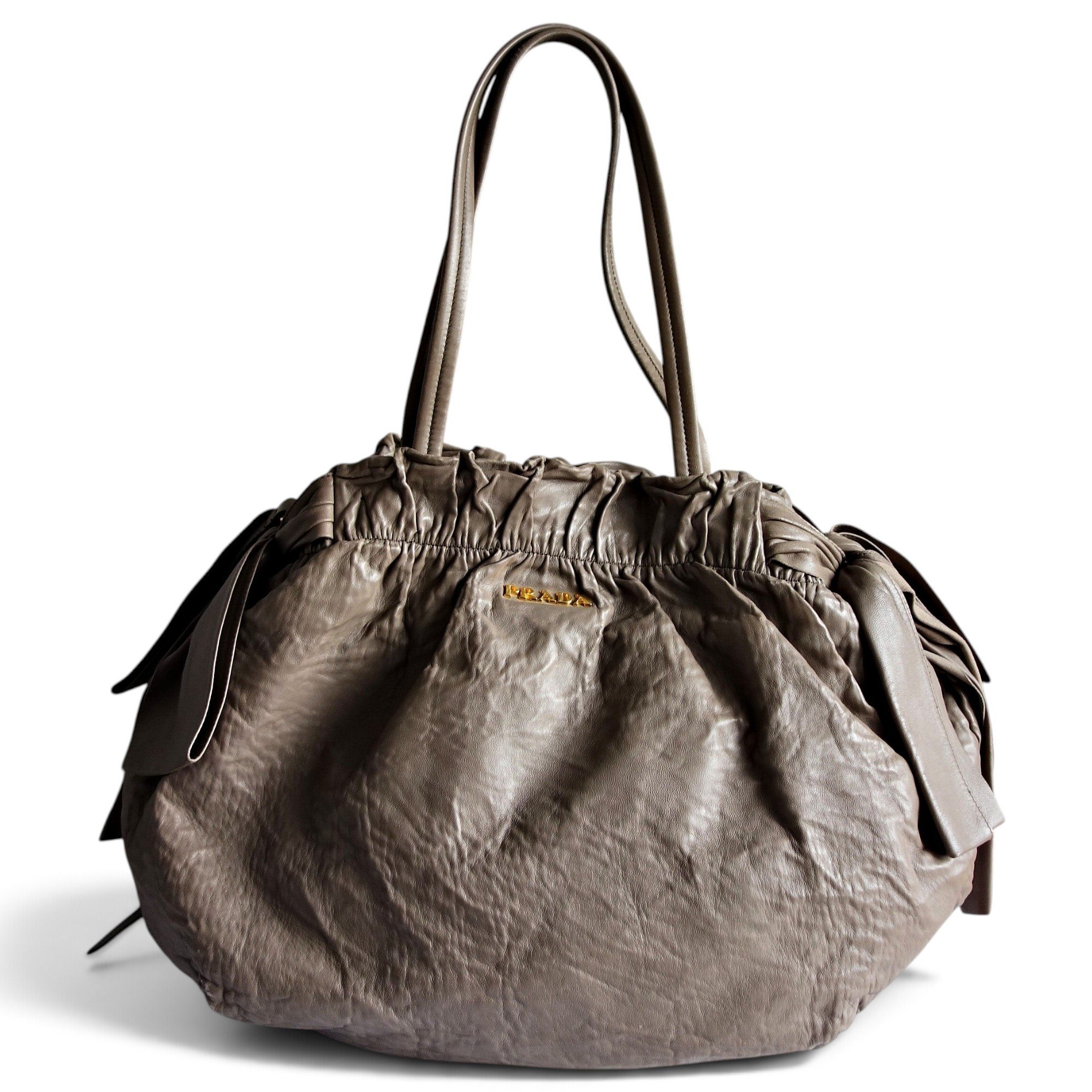Leather handbag