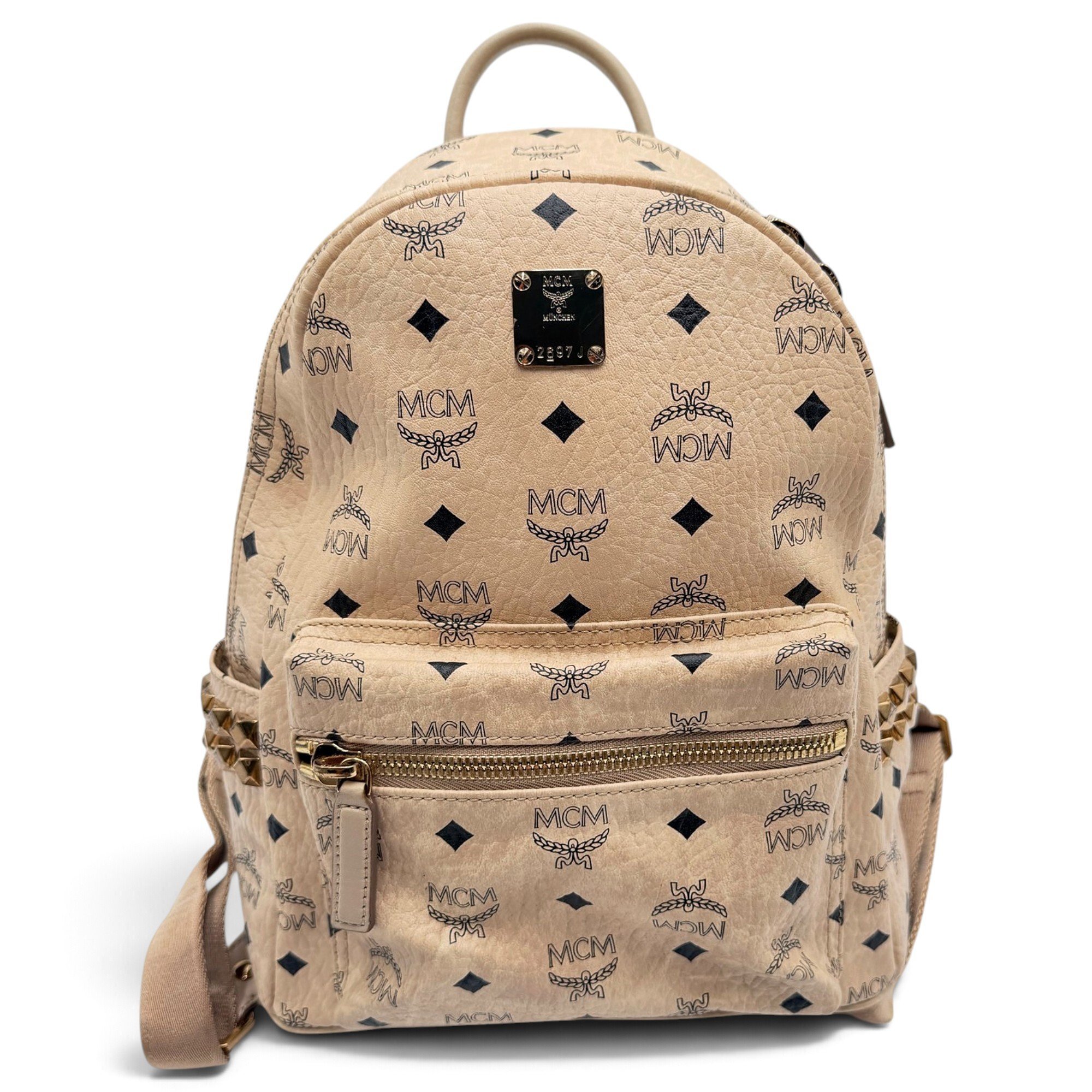 Stark leather backpack